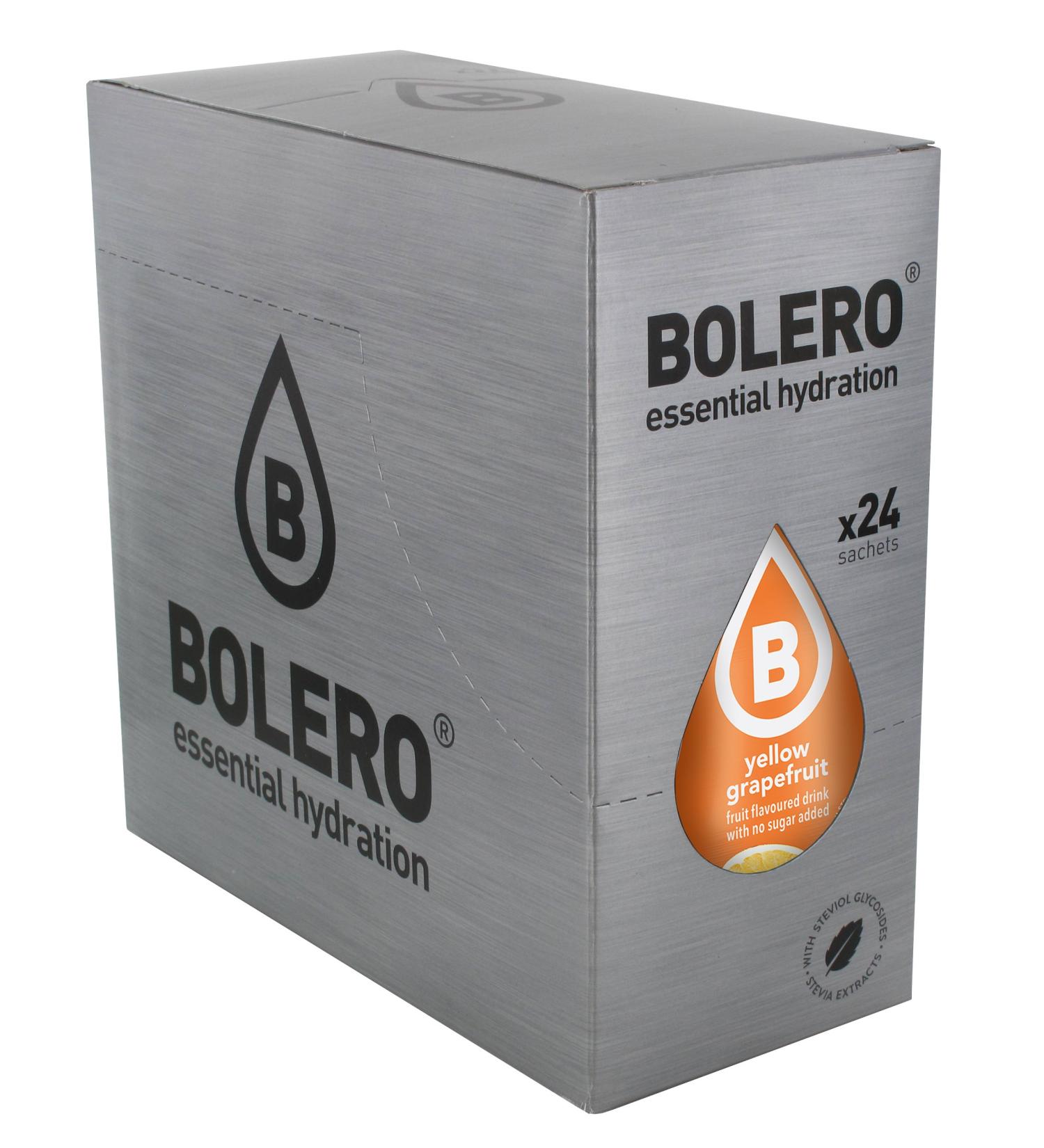 Bolero Classic Powder Sachet 9 g Yellow Grapefruit 24-Count Grape Yellow Grapefruit 24 count (Pack of 1) - Buy Online on GoSupps.com