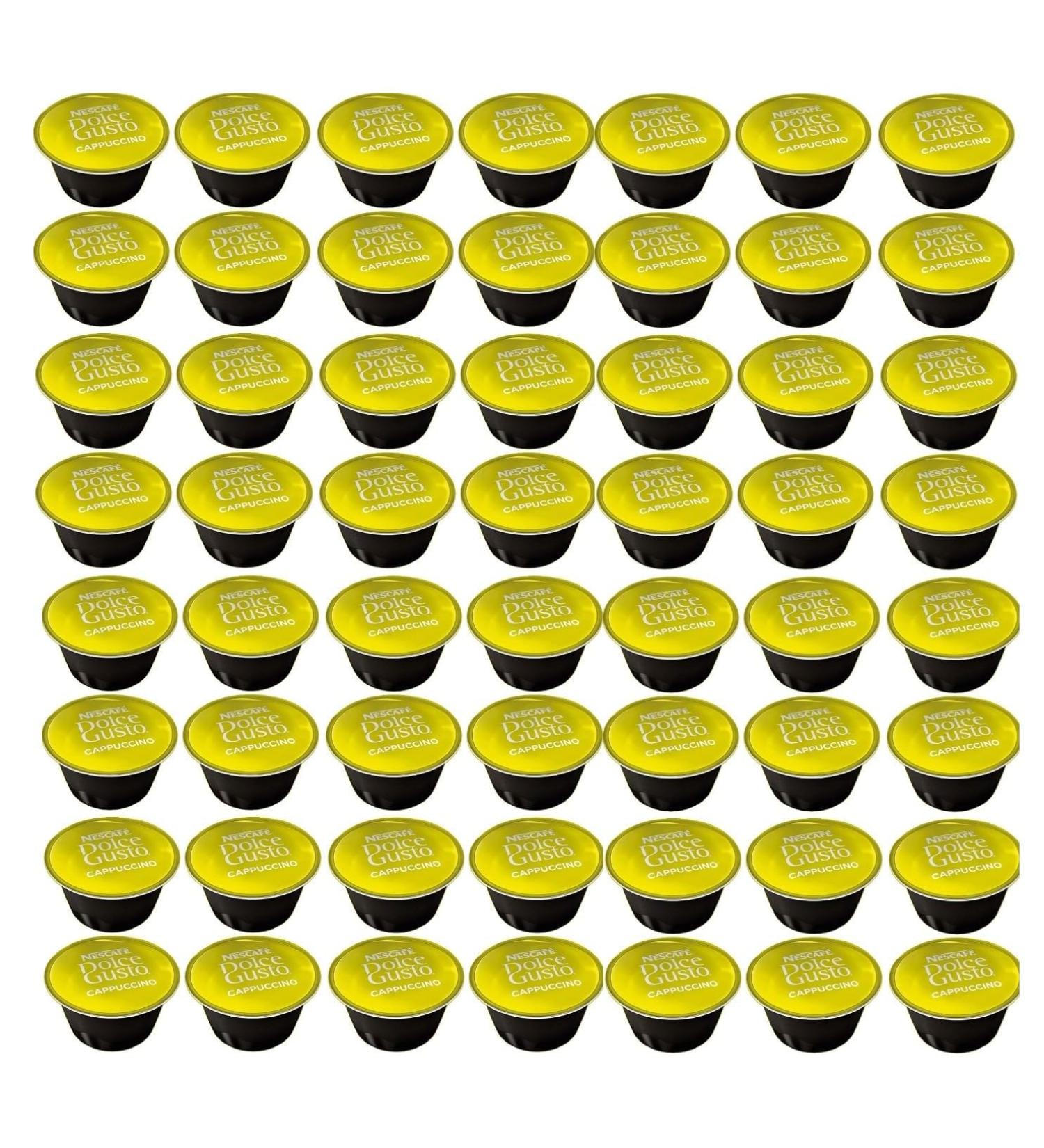 50x NESCAF Dolce Gusto Cappuccino Coffee Pods Only. SOLD LOOSE (No Milk Pods)