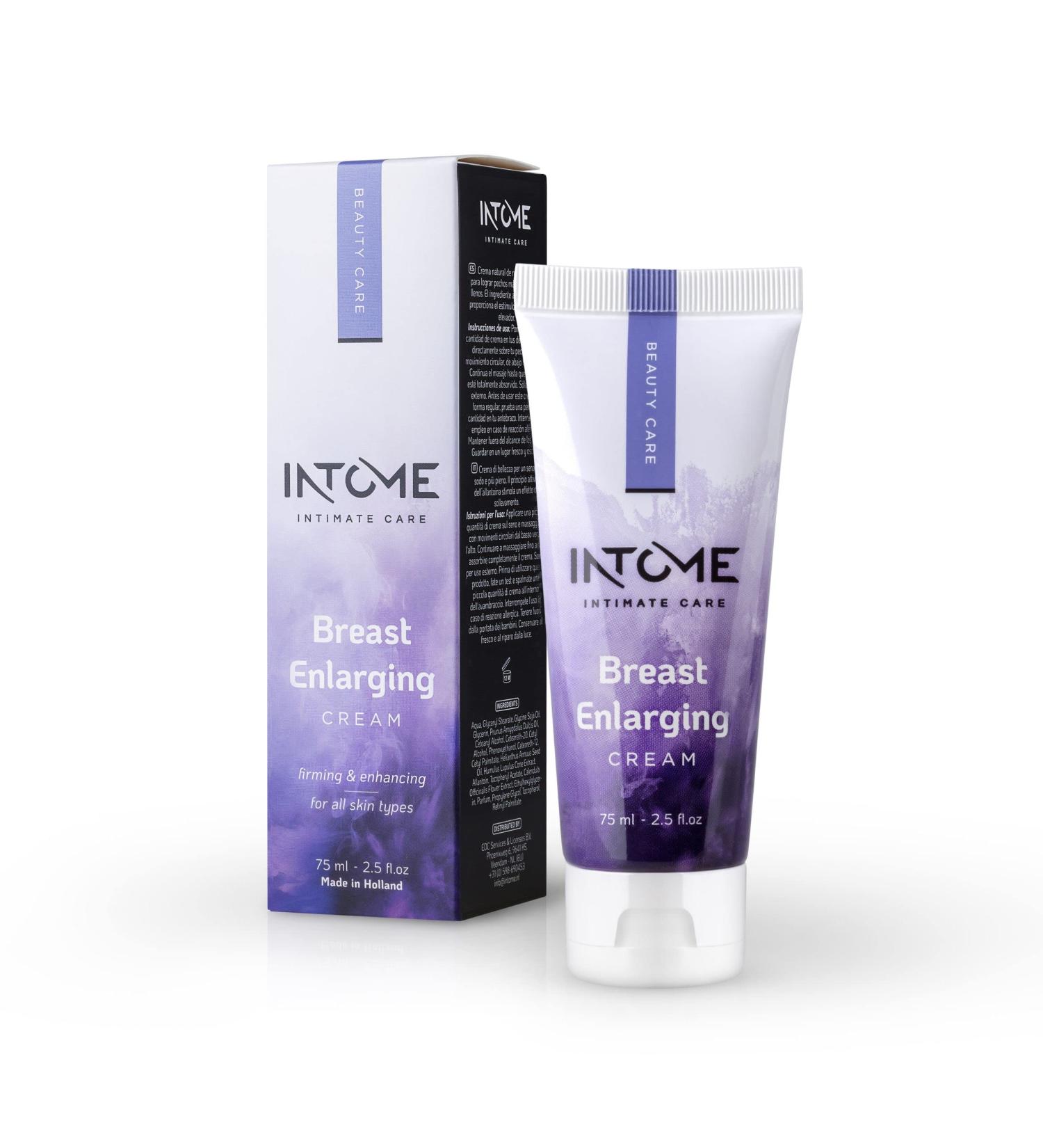 Intome Breast Enlarging Cream - Nourishing Water Based Gel - 75ml for Firming & Enhancement - Buy Internationally - Buy Online on GoSupps.com