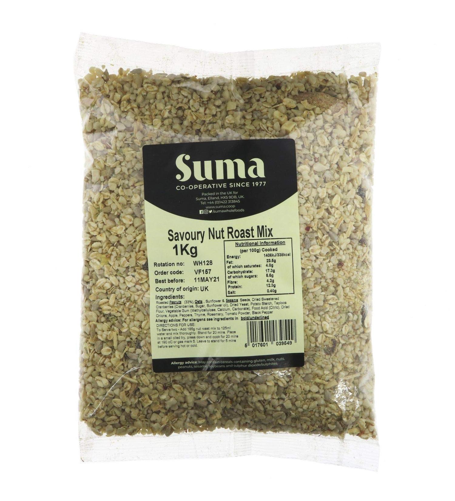 Suma WholeFoods Nut Roast Mix - Savoury 1 kg