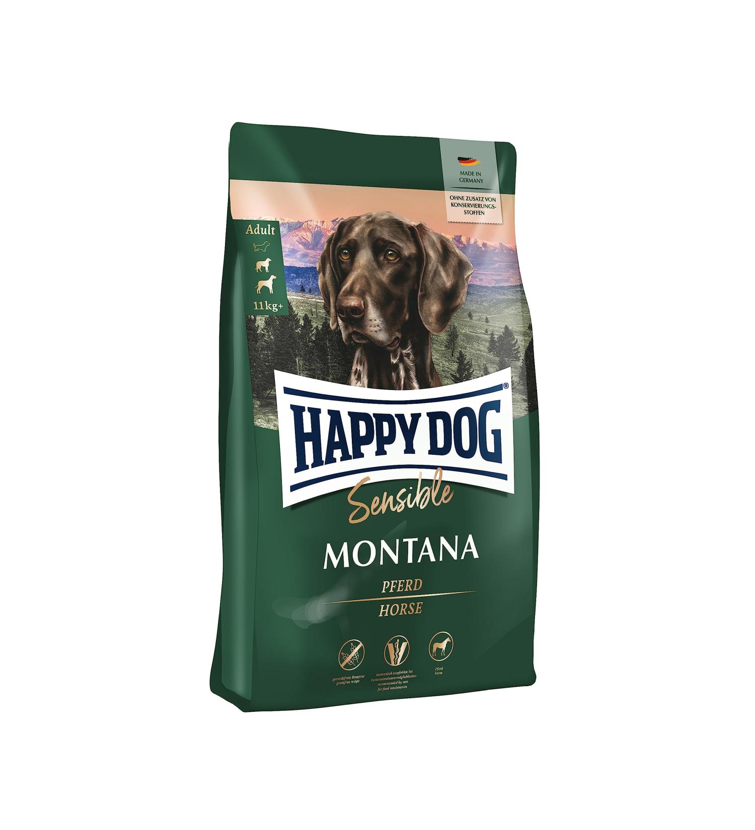 Happy Dog Supreme - Sensitive Montana - 1 kg - Buy Online on GoSupps.com