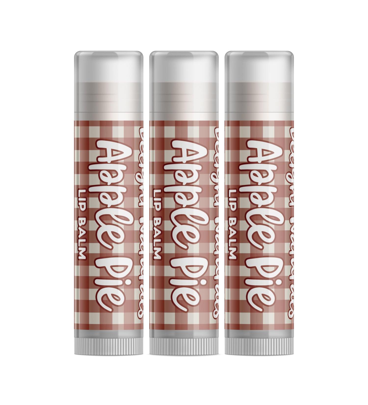 Apple Pie Lip Balm Set of Three | Nourishing & Deliciously Scented | Shop Internationally - Buy Online on GoSupps.com