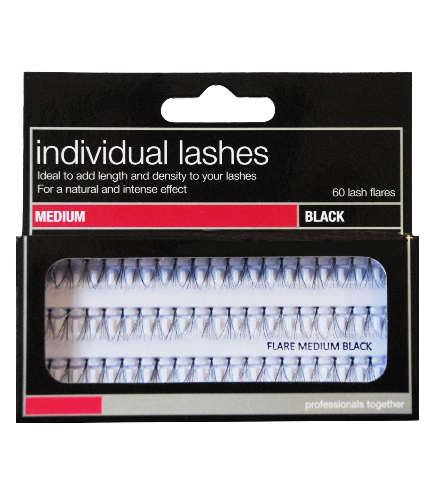 Salon Services Individual Lashes Black Medium
