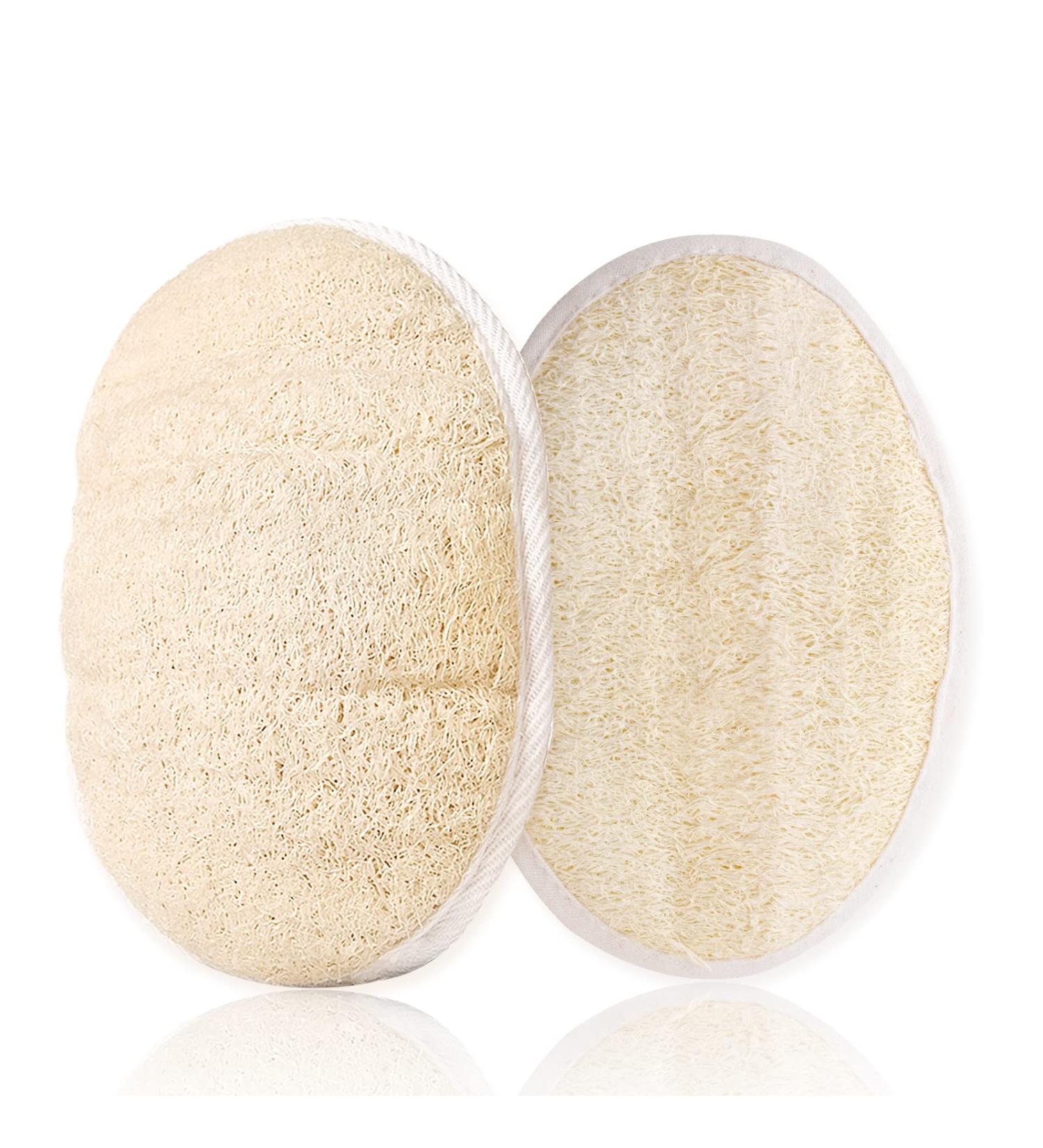 Buy Natural Luffa Sponge for Exfoliating & Deep Cleansing | Loofah Body Brush for Spa & Shower | International Shipping - Buy Online on GoSupps.com
