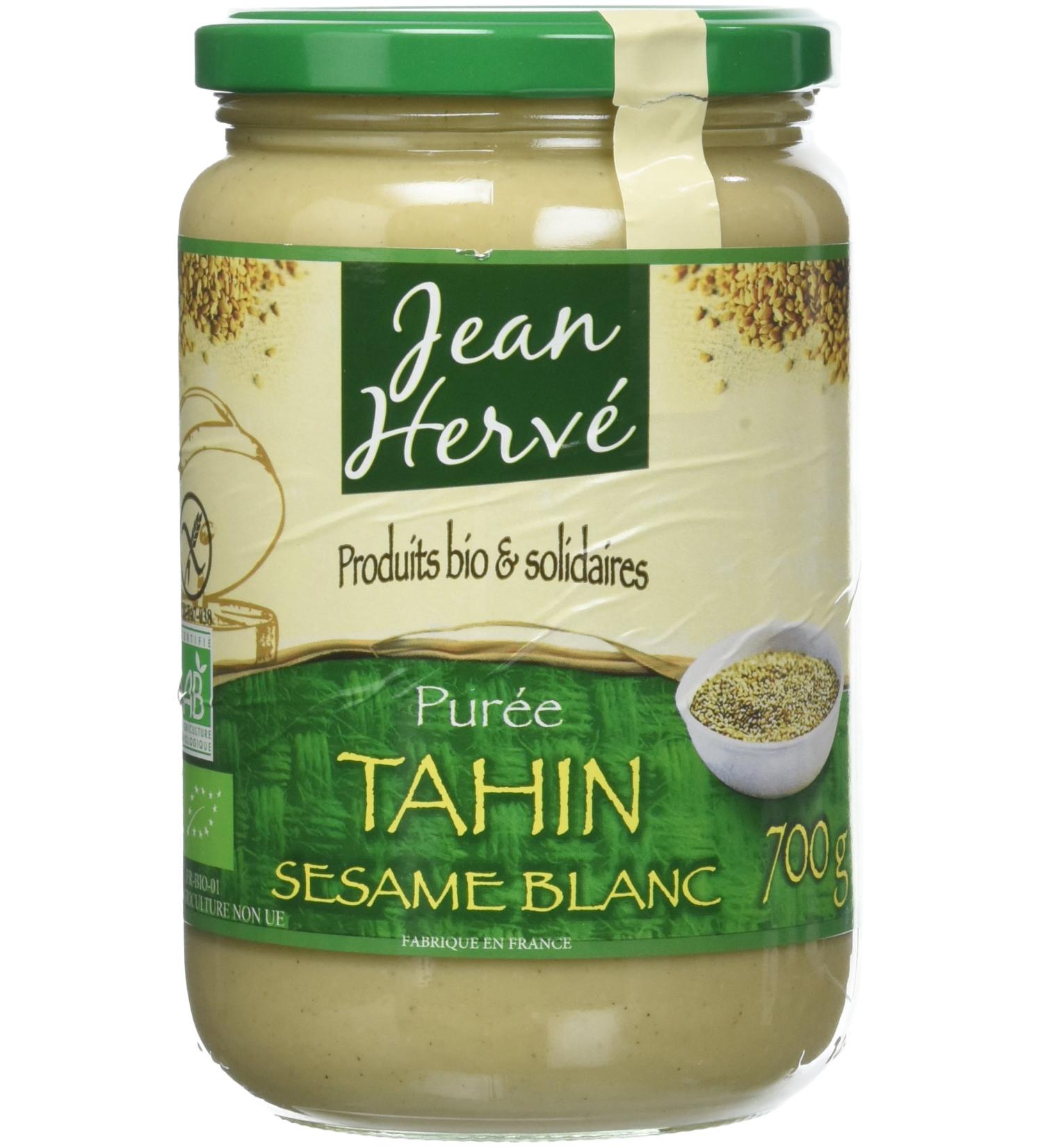 Jean Herv Organic Tahin Puree White Sesame Puree 700 g - Buy Online on GoSupps.com