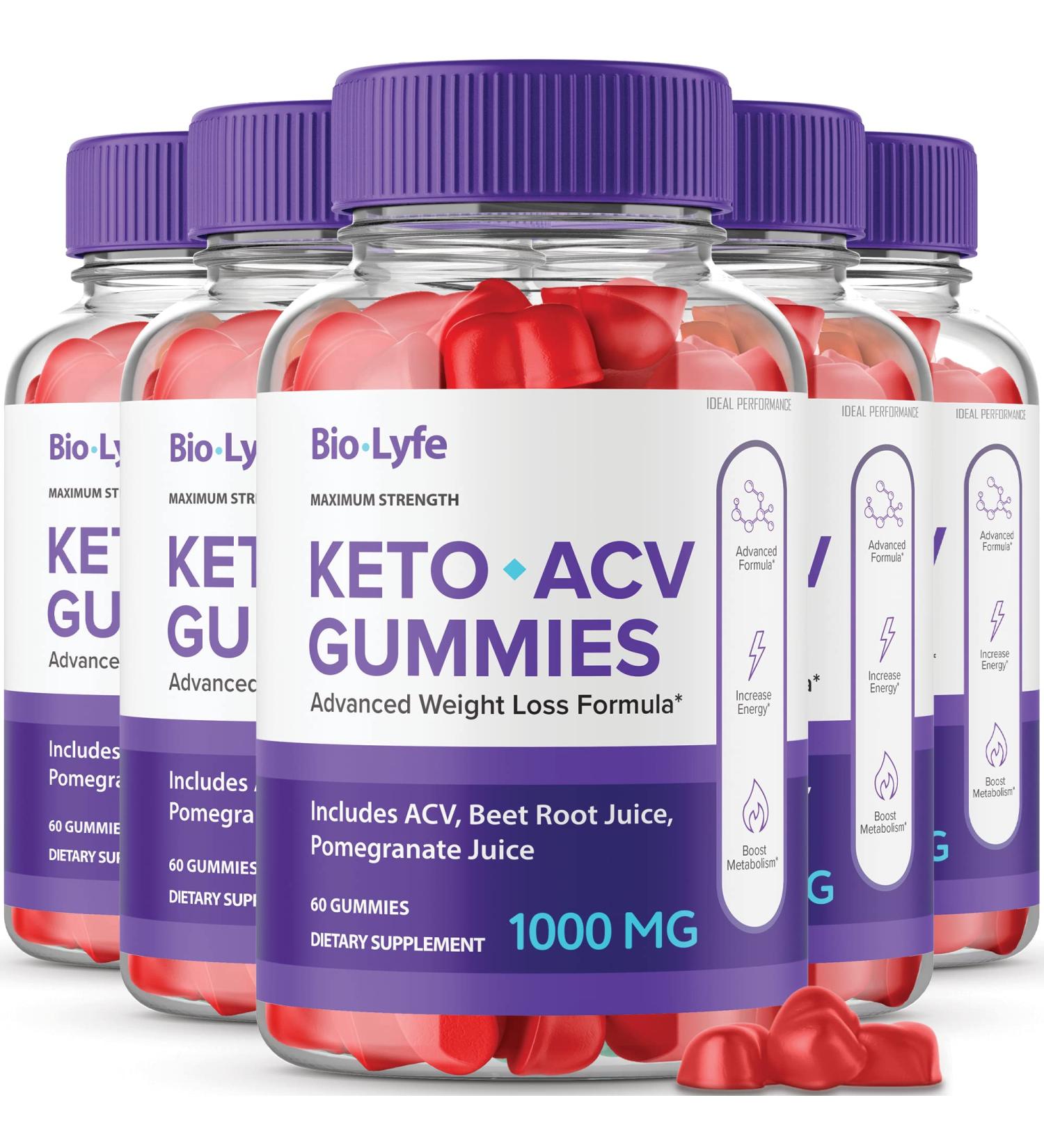 Biolyfe Keto + Gummies BiolyfeKeto ACV Keto Supplement Gummies - Maximum Strength Keto+ ACV Gummys All Natural Support Formula Keto+ACV Advanced Formula Biolyfe Keto Gummy Reviews (5 Pack) - Buy Online on GoSupps.com