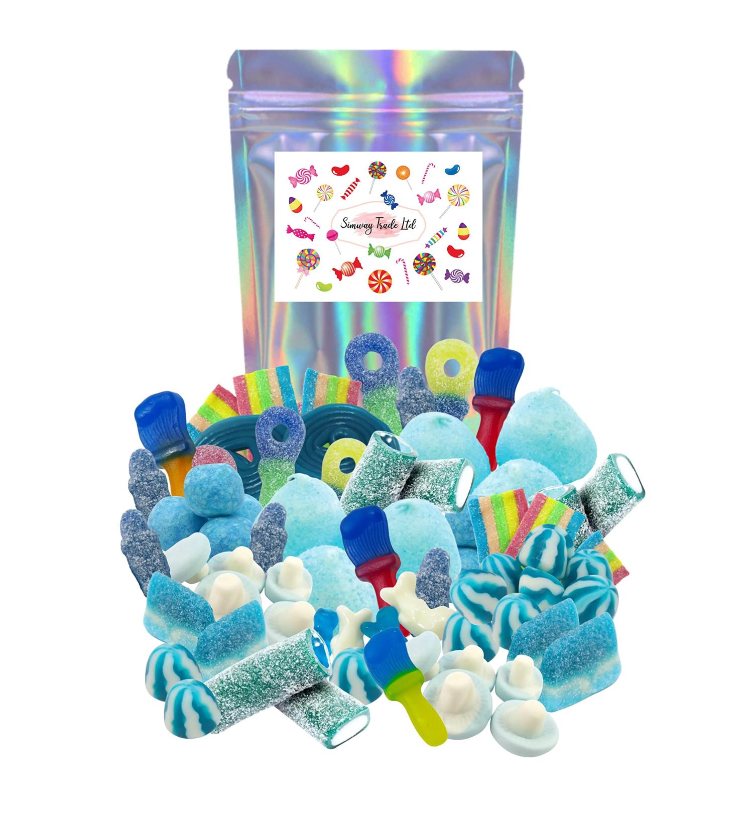 1kg Blue Pick N Mix Sweets - Share Size Resealable Bag - Buy Online on GoSupps.com