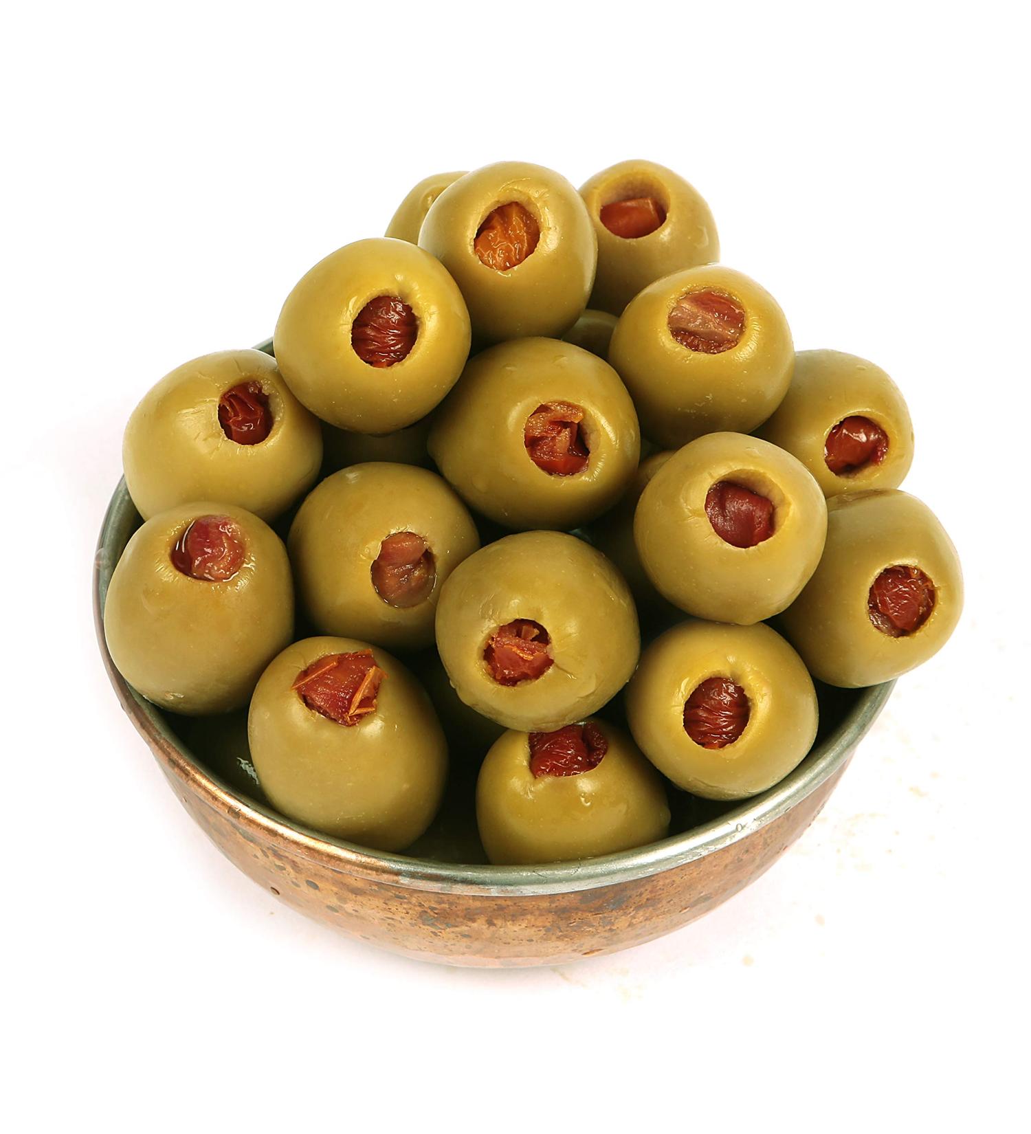 Dorri - Olives Stuffed Sundried Tomato In Extra Virgin Olive Oil (Available from 250g to 3kg) (1.5kg)