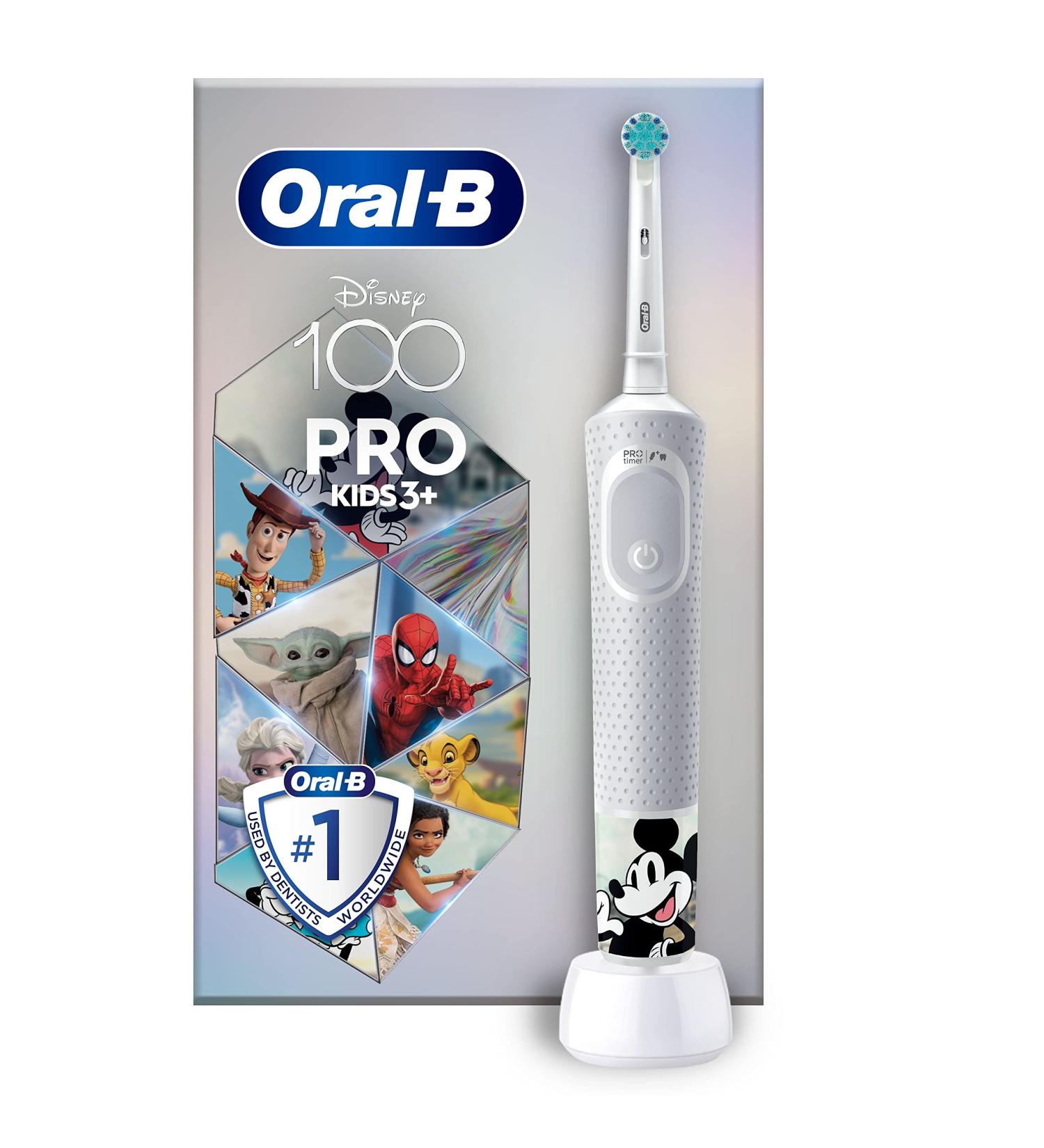 Oral-B Pro Kids Electric Toothbrush Christmas Gift Set | 2 Modes | Kid-Friendly Design | Ages 3+ | Disney Stickers | Special Edition - Buy Online on GoSupps.com