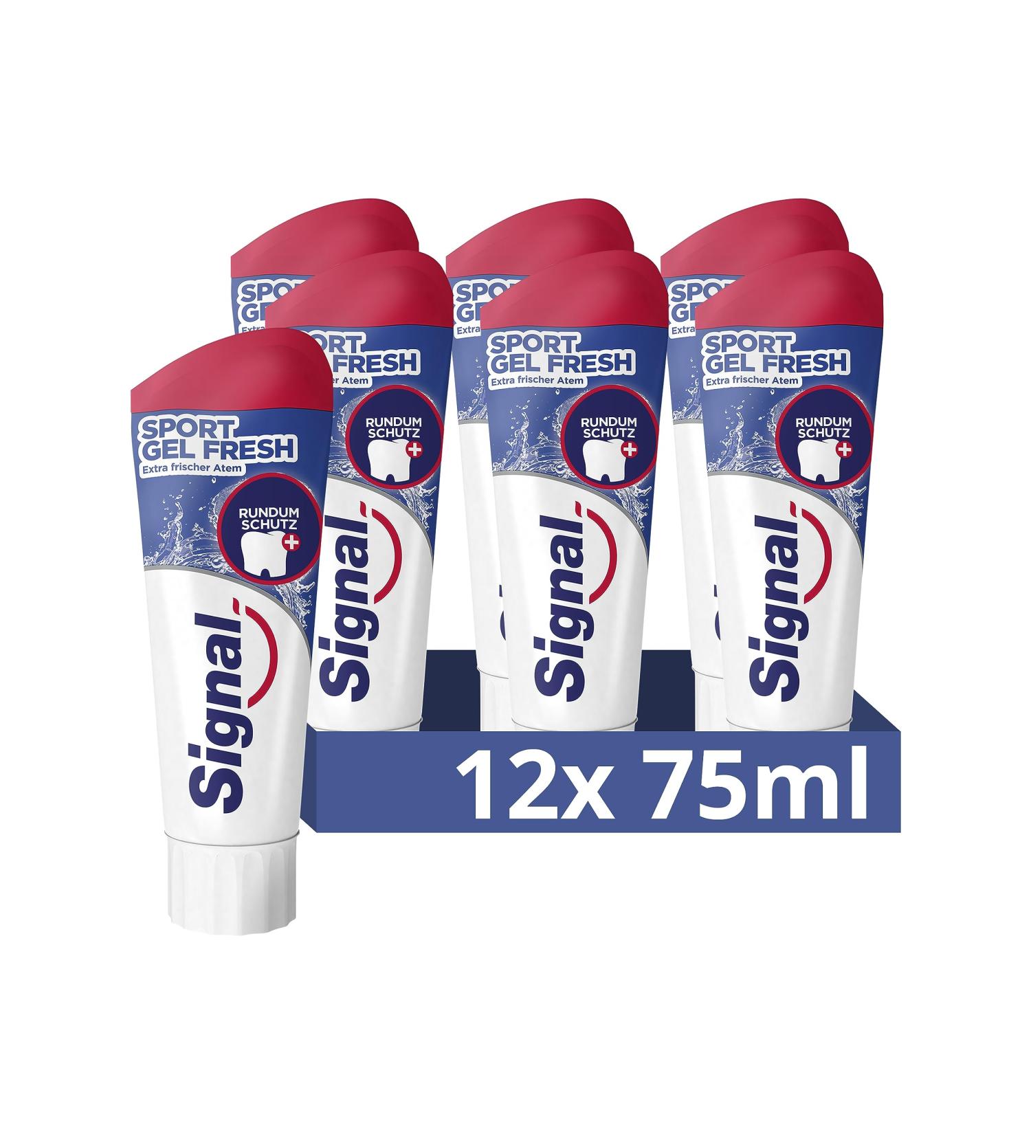 Buy Signal Toothpaste Sport Gel Fresh - All-Round Protection for Extra Fresh Breath - International Shipping Available - Buy Online on GoSupps.com