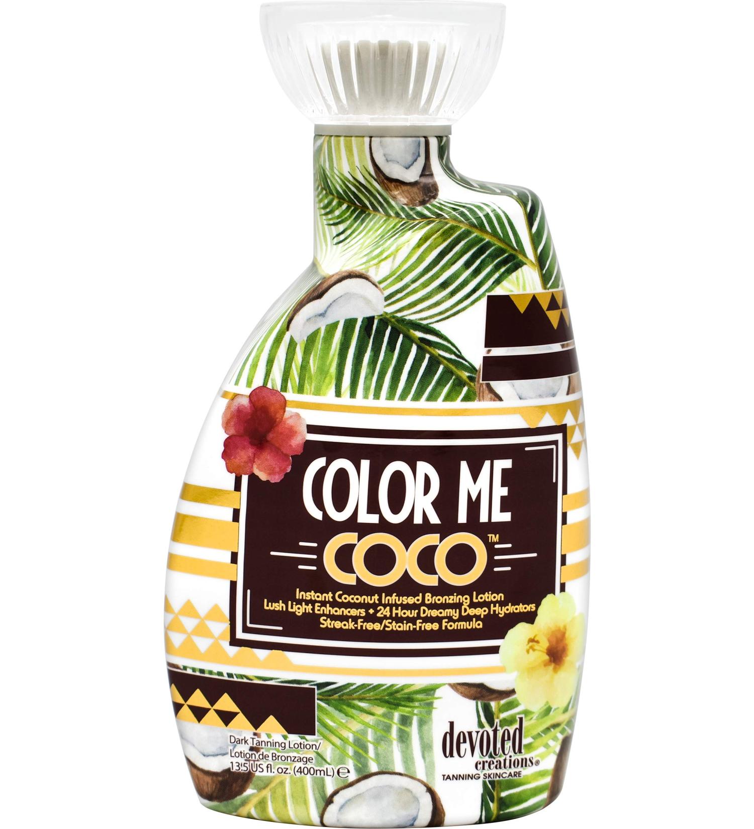 Devoted Creations Color Me Coco Bronzer Tanning Lotion 13.5 oz