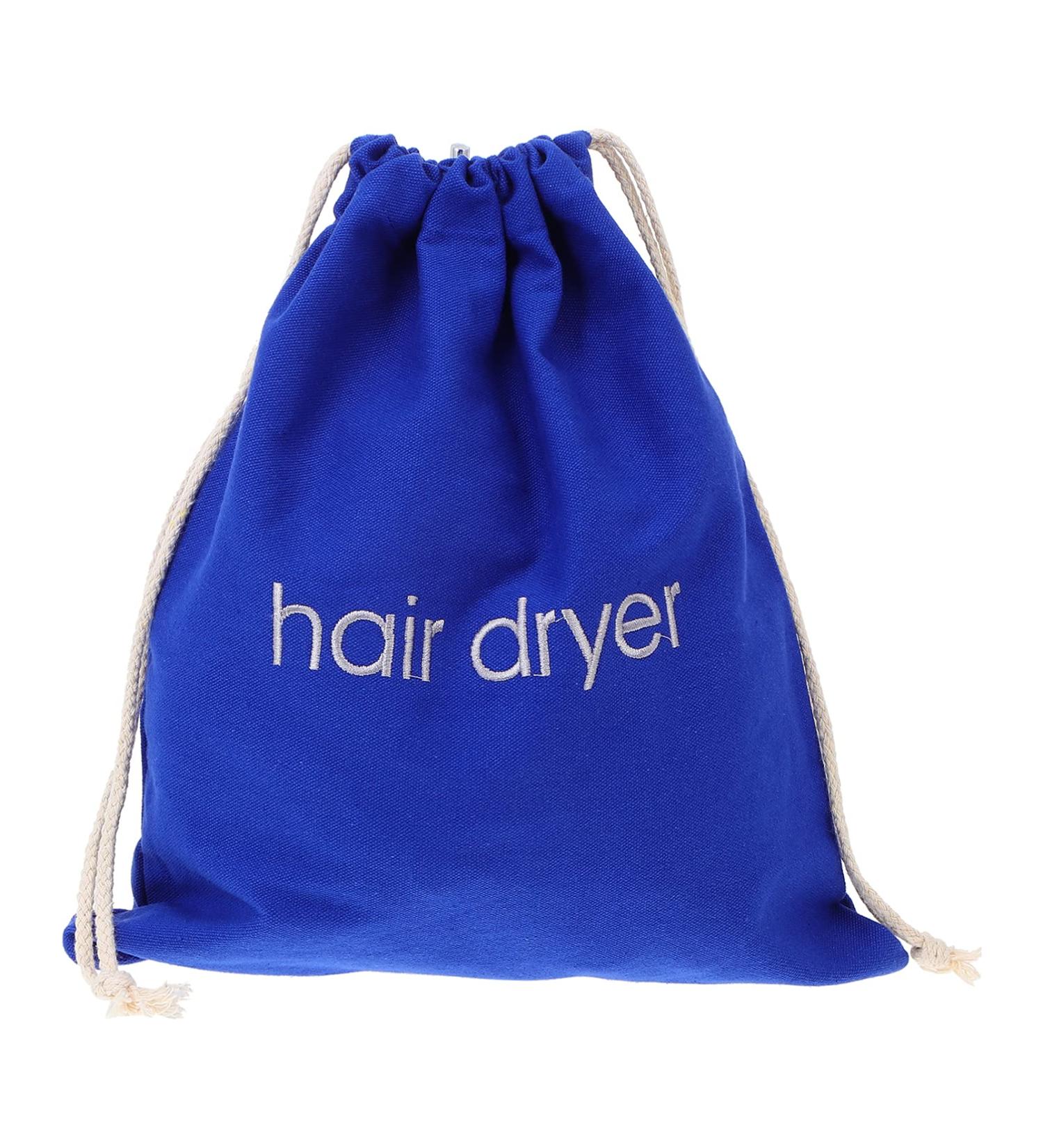 Uonlytech Black Travel Toiletry & Makeup Bag - Versatile Hair Dryer & Drawstring Backpack for Home & Travel - Buy Online on GoSupps.com