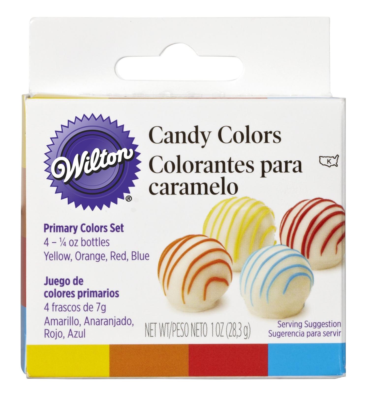 Wilton Candy Decorating Primary Colors Set - 1 oz. Multicolor - Buy Online on GoSupps.com
