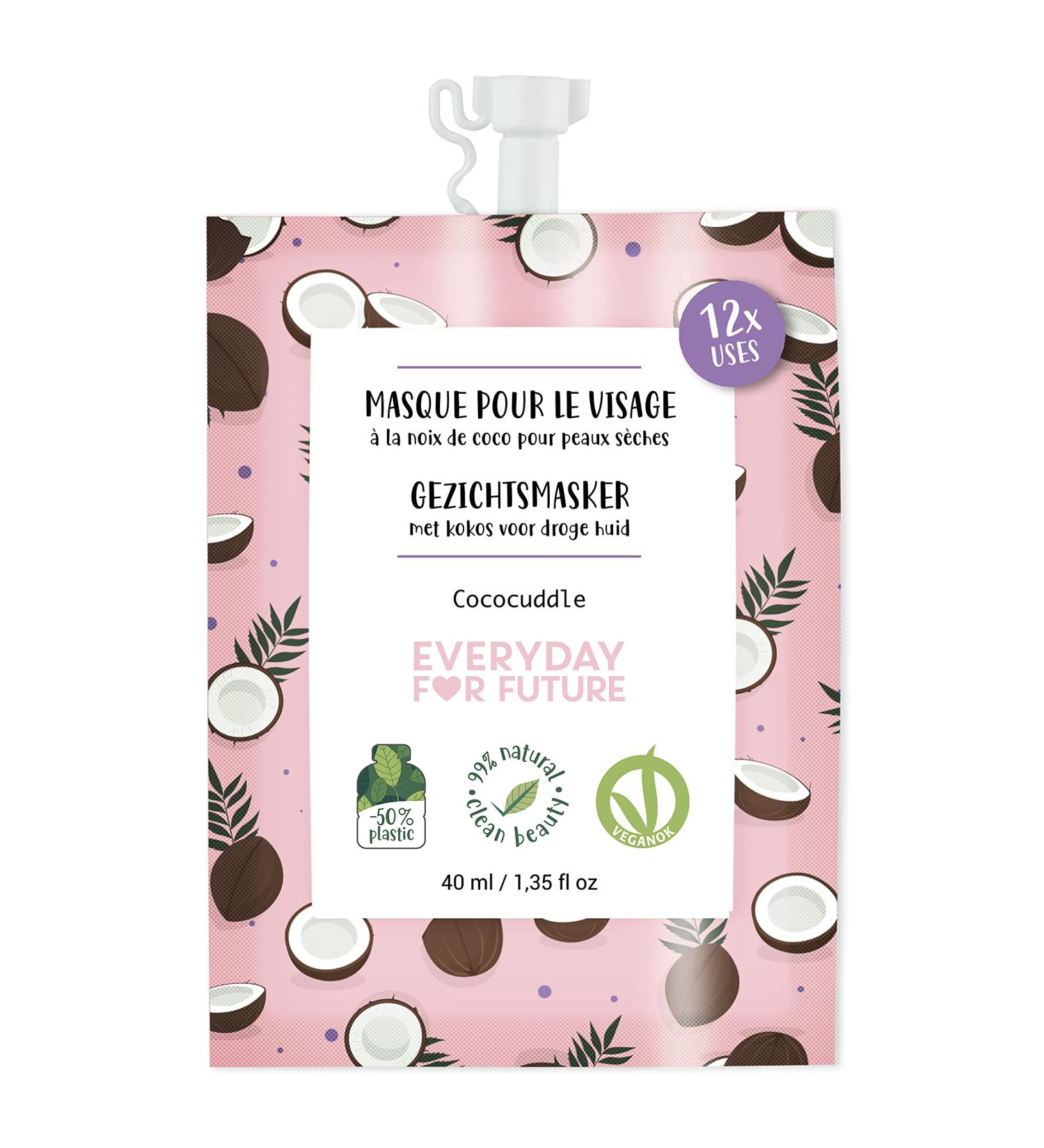 Everyday For Future - Cococuddle Coconut Face Mask - Dry Skin 40 ml - Buy Online on GoSupps.com