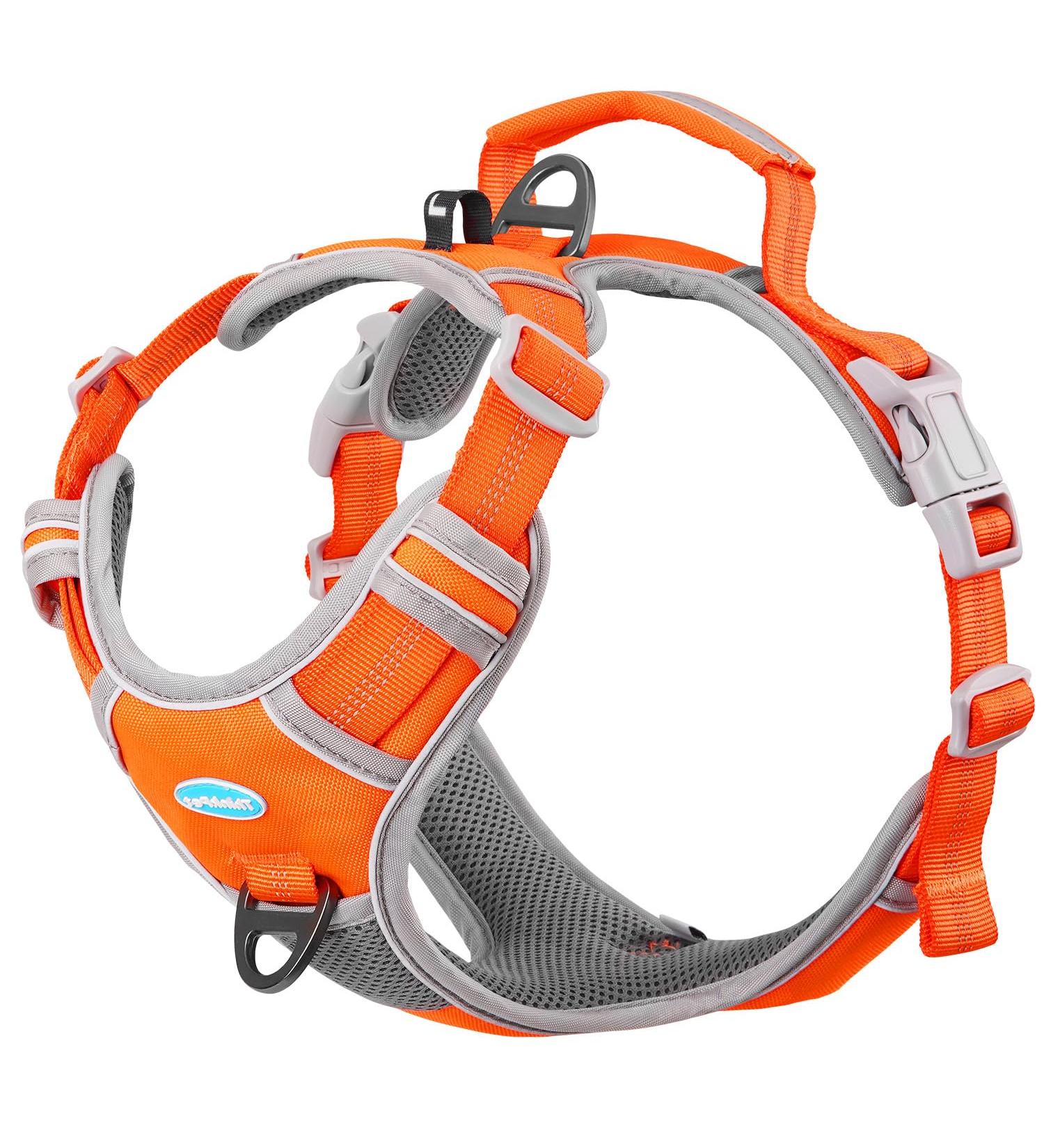 ThinkPet No-Pull Dog Harness & Leash Set - Breathable Adjustable Reflective Safety Harness for Small Medium & Large Dogs - XL (1 Pack) - Buy Online on GoSupps.com