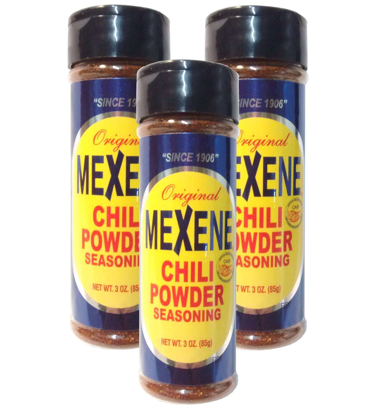 Mexene Original Chili Powder Seasoning 3oz Bottle (Pack of 3) - 9oz Total - Buy Online on GoSupps.com