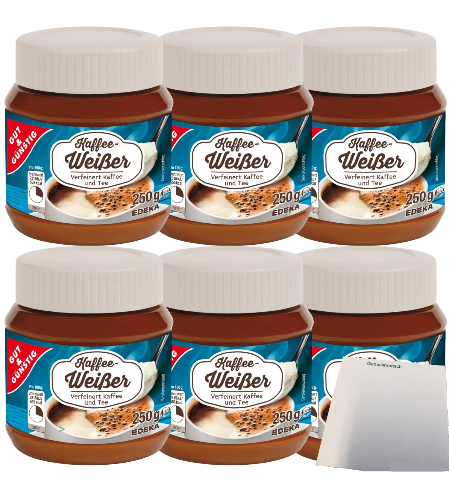 Good & Cheap Coffee Whitener 6-Pack (6x250g) | Refine Your Coffee & Tea | International Shipping - Buy Online on GoSupps.com