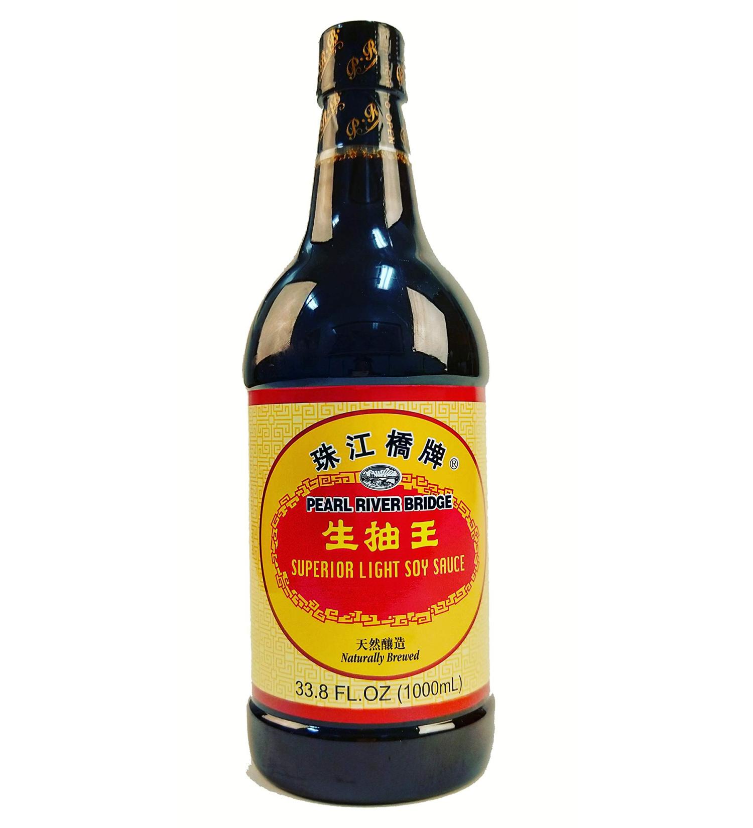Pearl River Bridge Light Soy Sauce PET Bottle - Superior Quality - 33.8 fl. Oz - Buy Online on GoSupps.com
