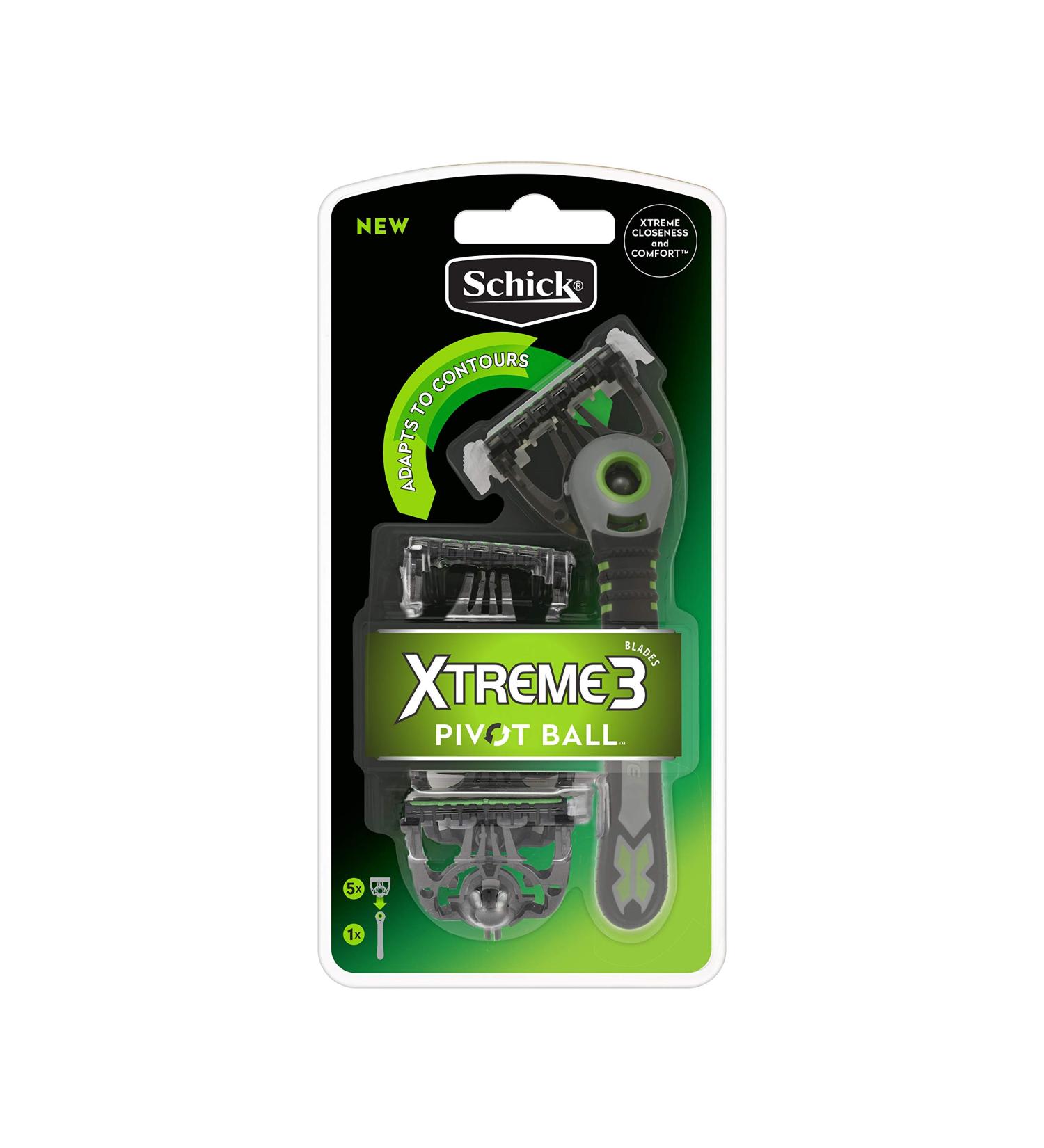 Buy Schick Xtreme 3 Pivot Ball Disposable Razor - 5 Cartridges | Fast International Shipping - Buy Online on GoSupps.com