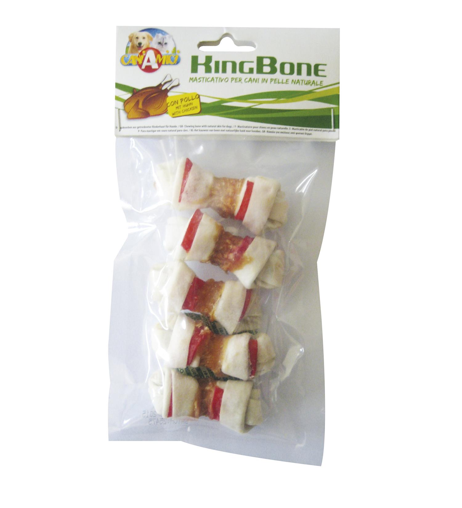 Croci King Bones for Dogs with Chicken 6 cm 5 pieces 12 pieces Chicken 12 pieces (1 pack)