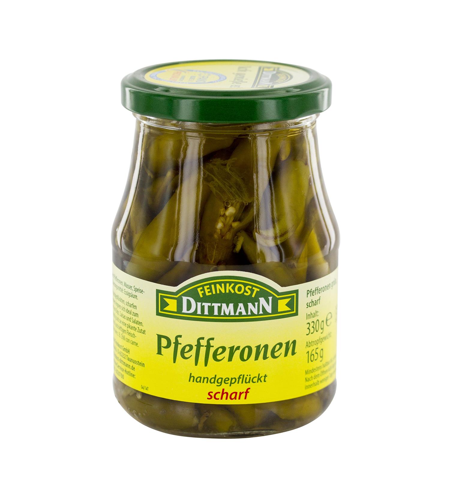 Delicatessen Dittmann Hot Peppers 165g - Fiery Flavor for International Shipping | Buy Now! - Buy Online on GoSupps.com