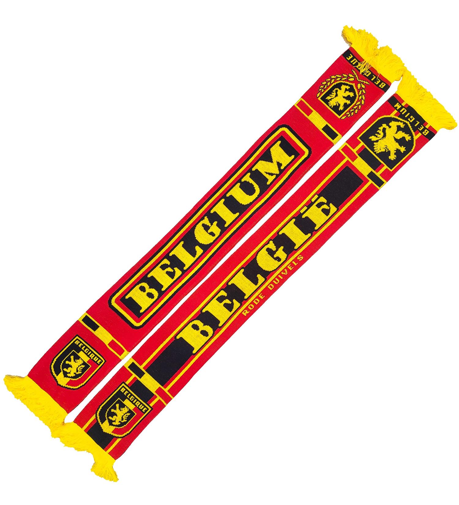 General Belgium Belgium Belgique Belgie scarf (knitting scarf) for World Cup European Championship football scarf cult scarf souvenir scarf
