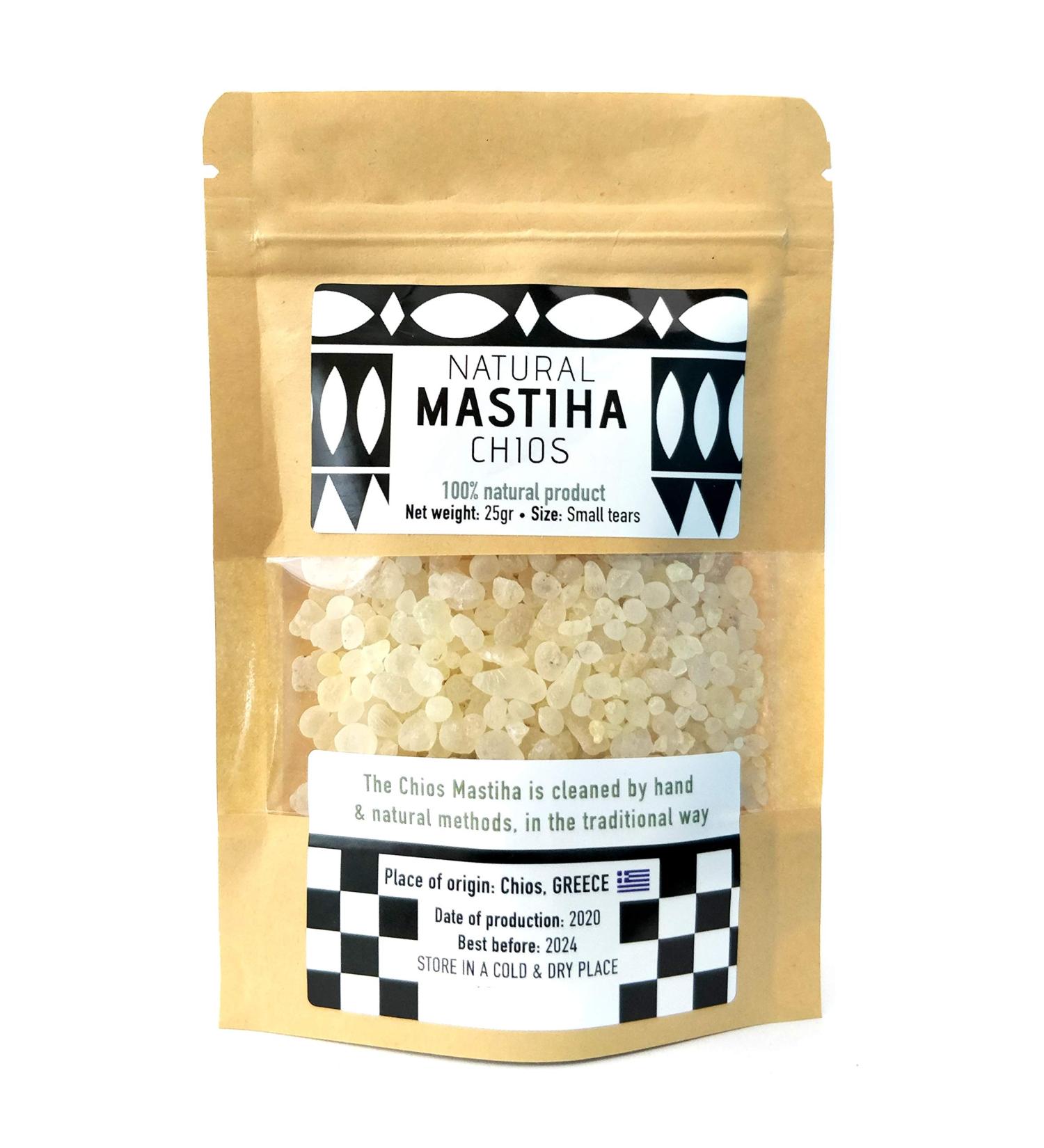 Chios Mastiha Tears Gum Greek 100% Natural Mastic (25gr Small Tears) - Buy Online on GoSupps.com