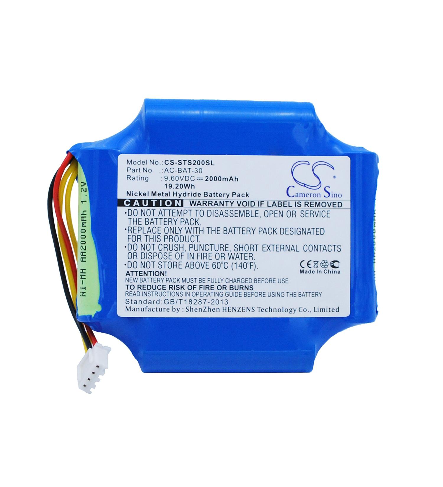 9.6V 2000mAh AC-BAT-30 Battery Replacement for S20N S20B S20A S20C - International Shipping Available - Buy Online on GoSupps.com