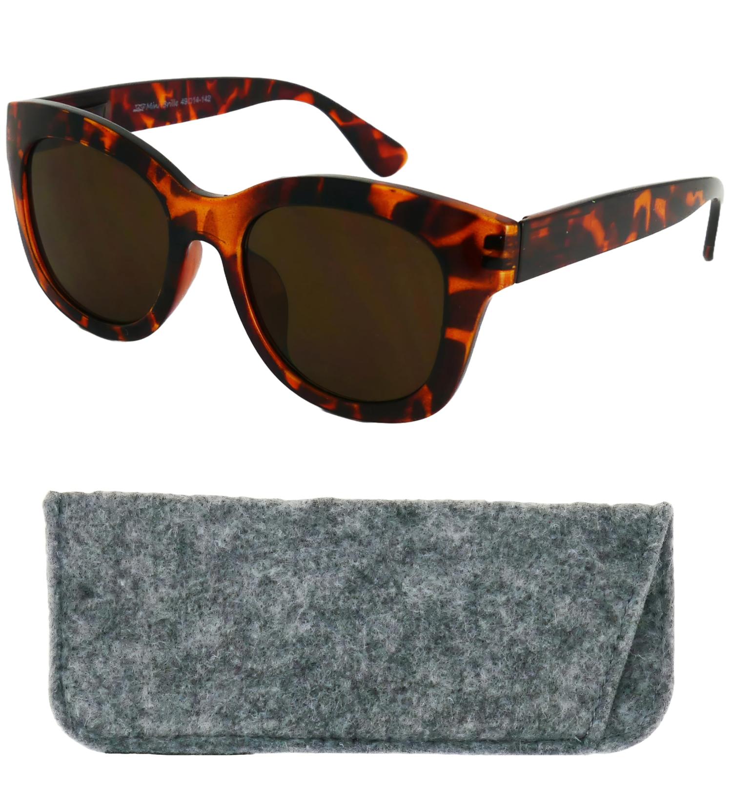 Shop Stylish Retro Mini Glasses Prescription Sunglasses & Thick Frames for Women | Free Case & 2.5 Dioptria Leopard Brown Reading Glasses - Buy Online on GoSupps.com
