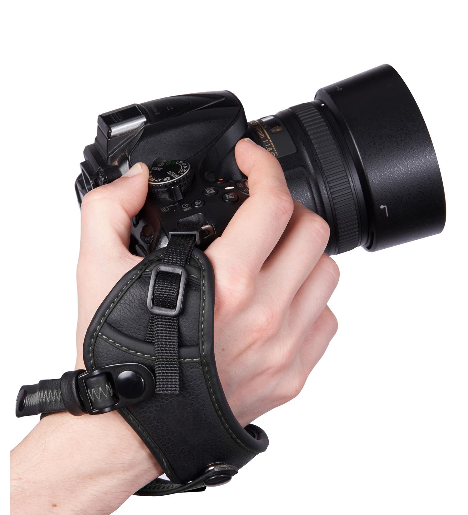 Camera Wrist Strap - Secure Hand Grip for Sony & Canon DSLR Cameras - Buy Online on GoSupps.com