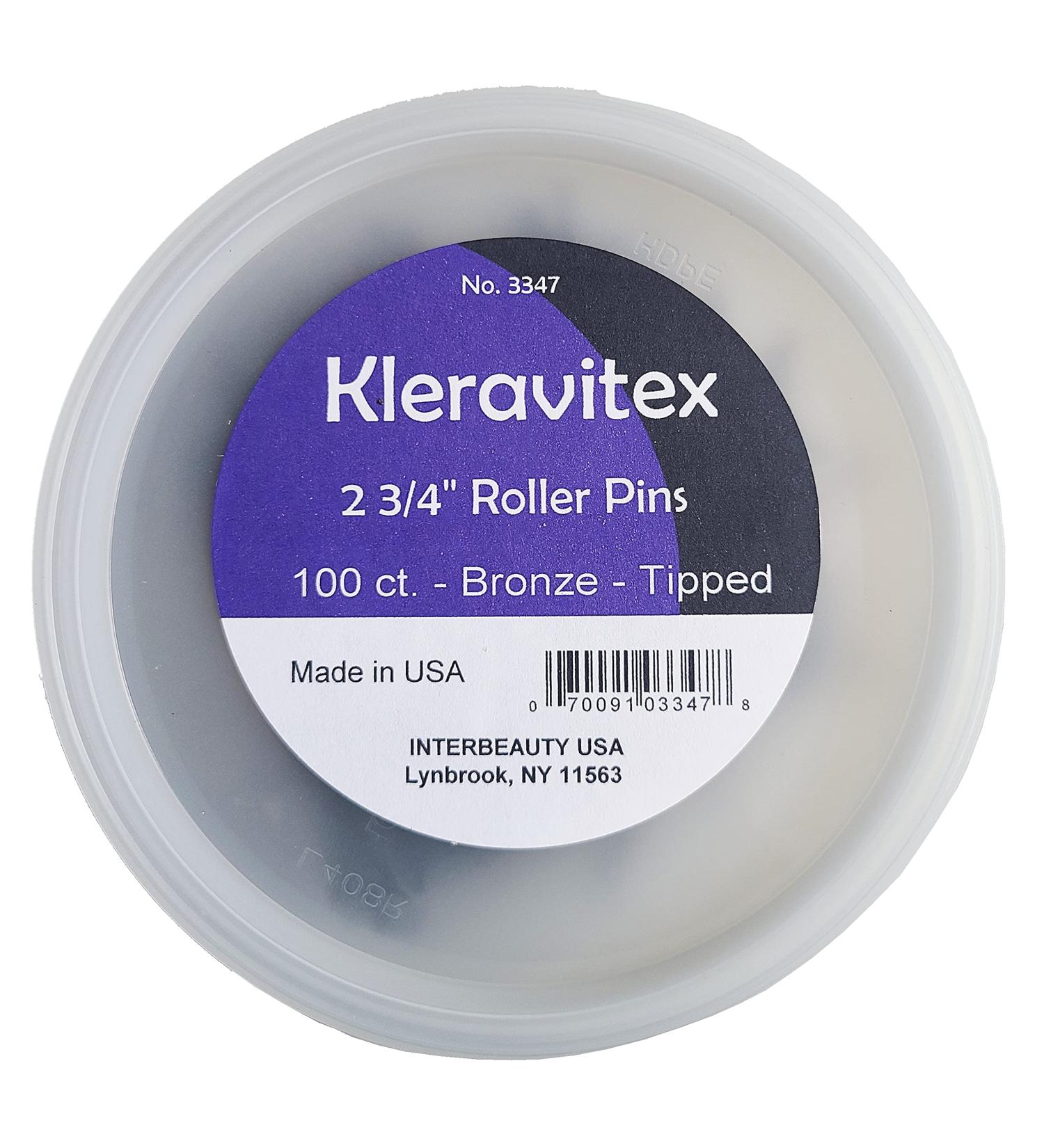 Buy Kleravitex Jumbo Bronze Bobby Pins - 100 Pack | Flat Hair Pins for All Hair Types - Ideal for Weddings & Parties - Made in USA - Buy Online on GoSupps.com