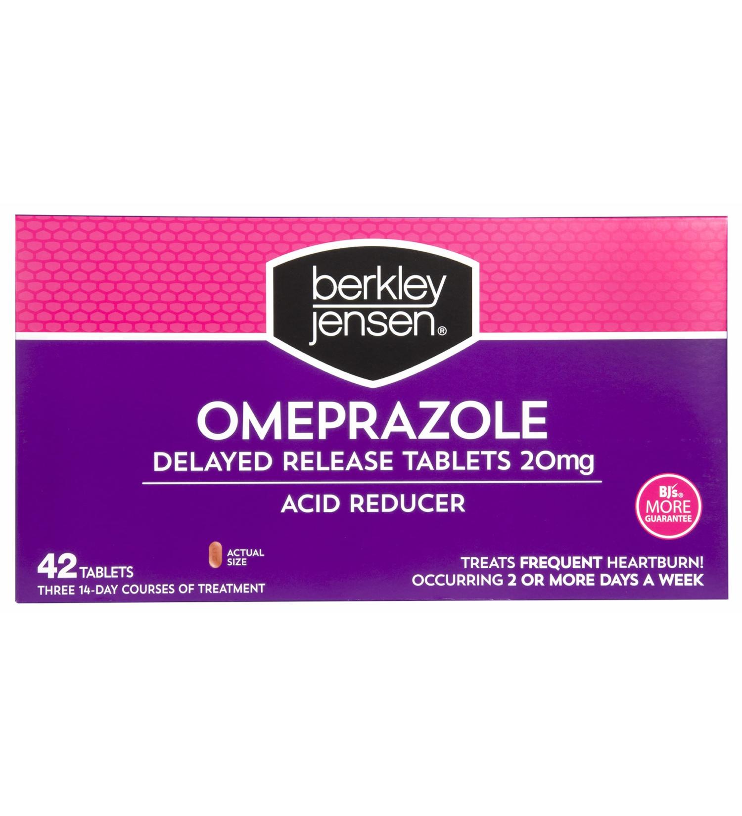 Berkley Jensen 20mg Omeprazole Acid Reducer Tablets 3 pk./14 ct.