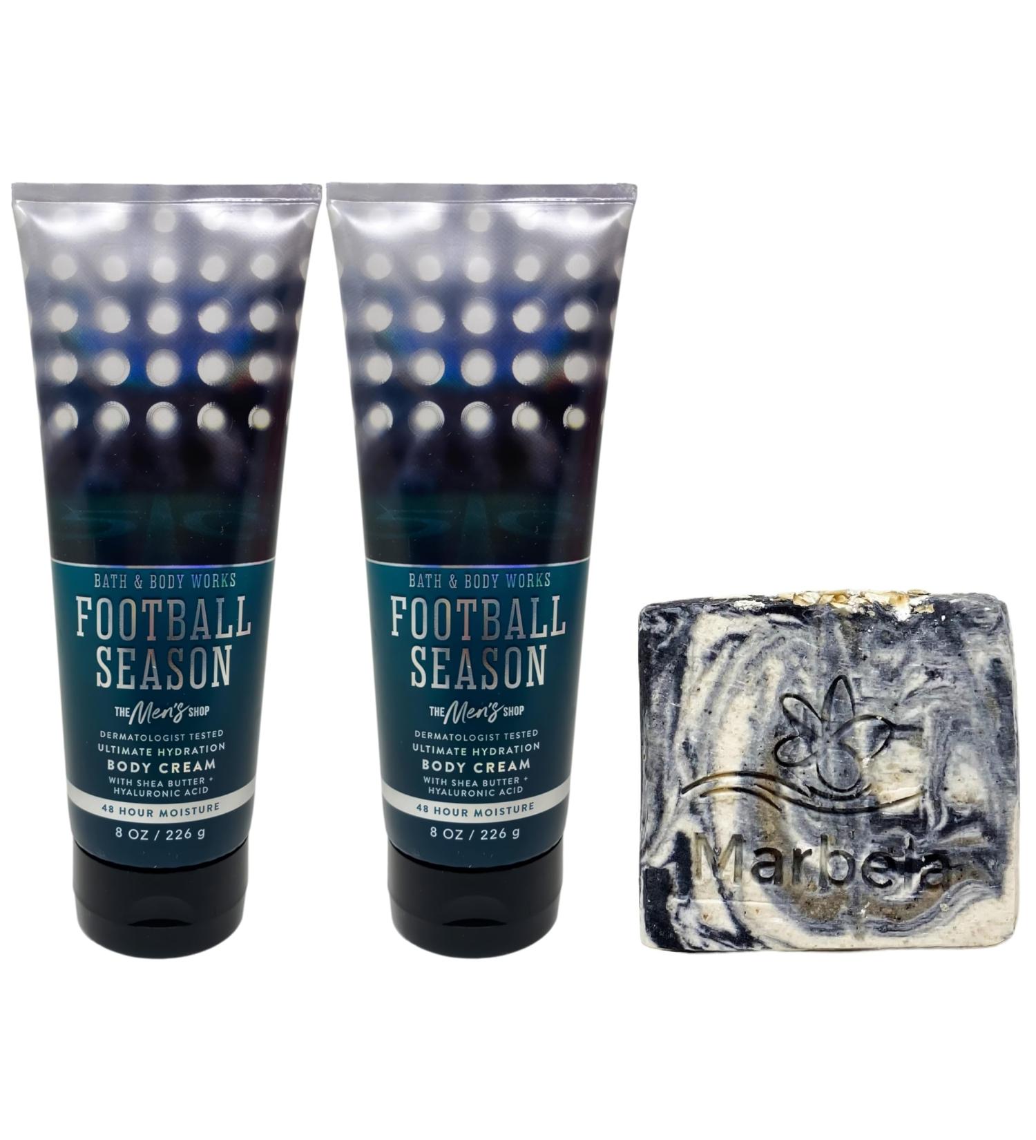 Bath & Body Works Football Season 2 Ultimate Hydration Body Cream with a Charcoal Scrub Soap - Buy Online on GoSupps.com