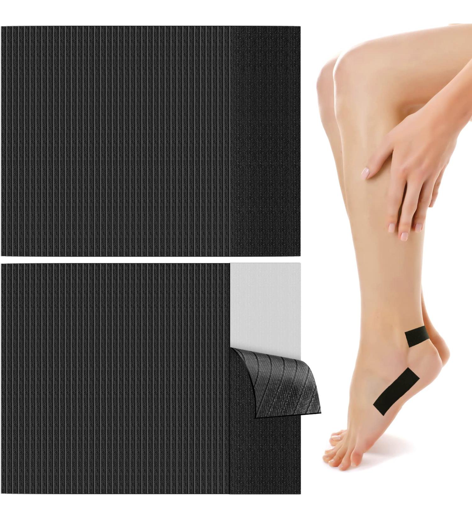 80 Pcs Moleskin Adhesive Pads | Blister Prevention Tape for Shoes & Hiking | Body Skin Protection | Black 3.14 x 0.98 Inch - Buy Online on GoSupps.com