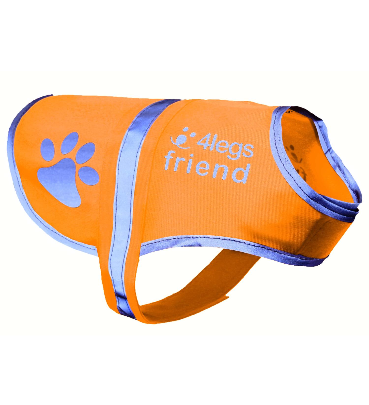 4Legriend Dog Security Vest - High Visibility Blaze Orange XL | Outdoor Safety for Dogs - 5 Sizes Available - Buy Online on GoSupps.com