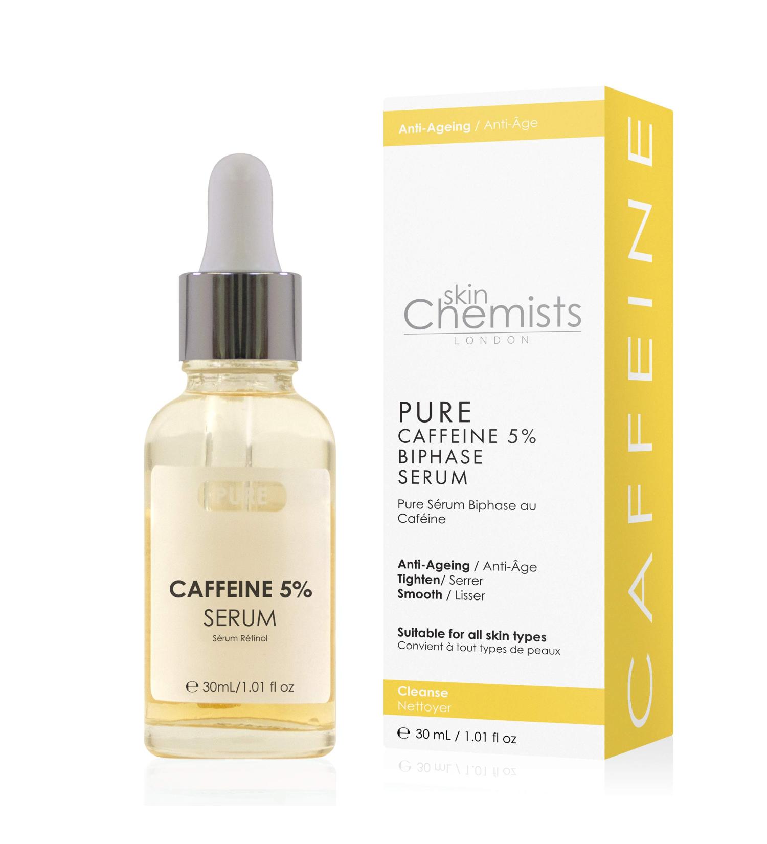 Buy Skin Chemists Pure Biphase Serum 30ml | Caffeine Infused | International Shipping - Buy Online on GoSupps.com