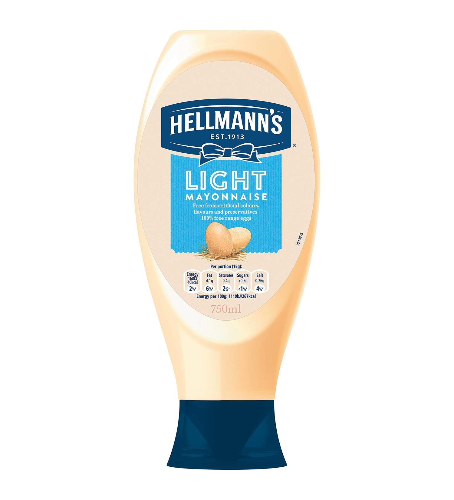  Hellmann's Hellmann's Light Mayonnaise 750 g - Buy Online on GoSupps.com