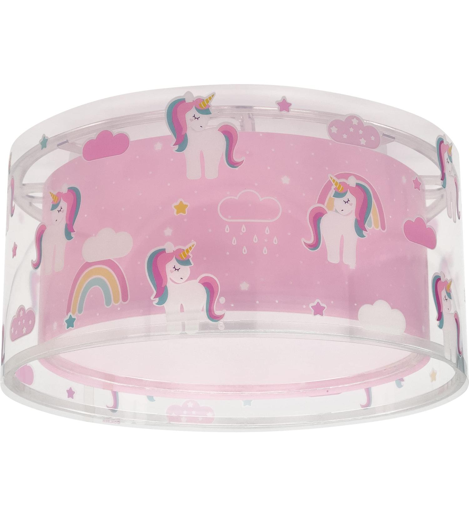 Dalber Unicorn Ceiling Light for Kids | Pink Animal Lamp for Children's Room - Perfect Nursery Decor - Buy Online on GoSupps.com