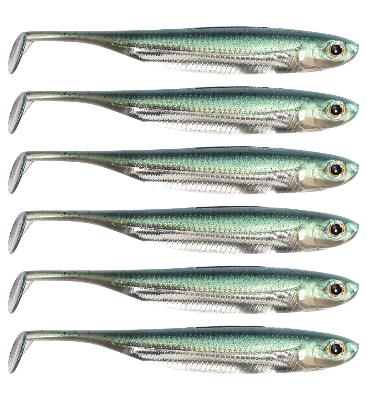 Dr.Fish Paddle Tail Swimbaits Soft Plastic Fishing Lures 2-3/4 to 4-3/4 Inches - Bass Fishing Swim Shad Bait Minnow Lures - Drop Shot Fluke Baits - Watermelon, 6 Pack - Buy Online on GoSupps.com