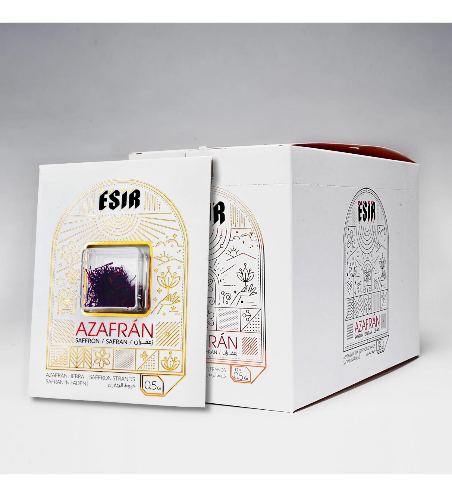 Esir Saffron Pushal Saffron Yarn 100% Pure & Natural | Saffron Pistils | All Authentic Saffron Red |0.5 g - Pack of 12| - Buy Online on GoSupps.com