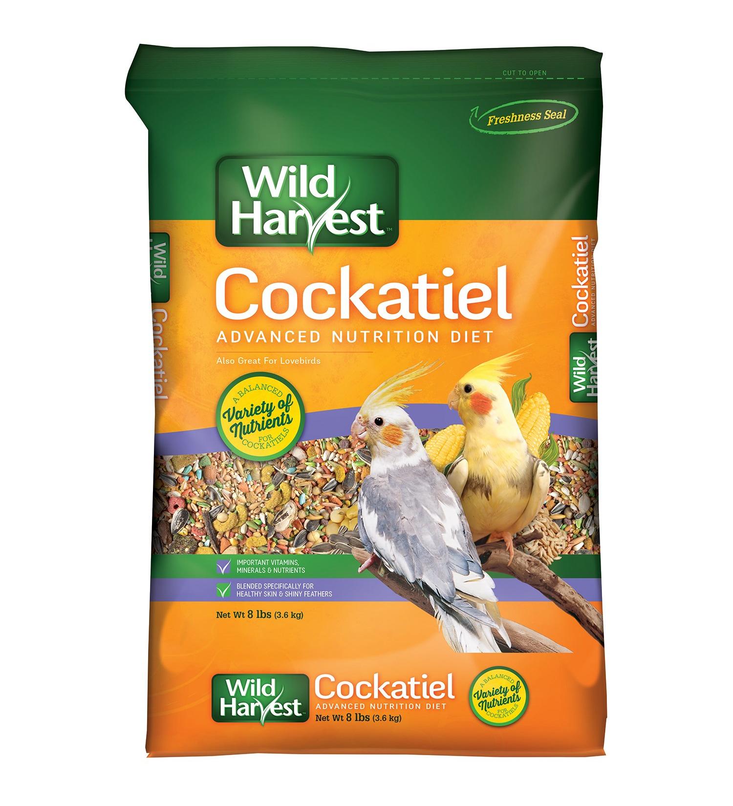 Wild Harvest Cockatiel Advanced Nutrition Diet - 8 lb - Buy Online on GoSupps.com