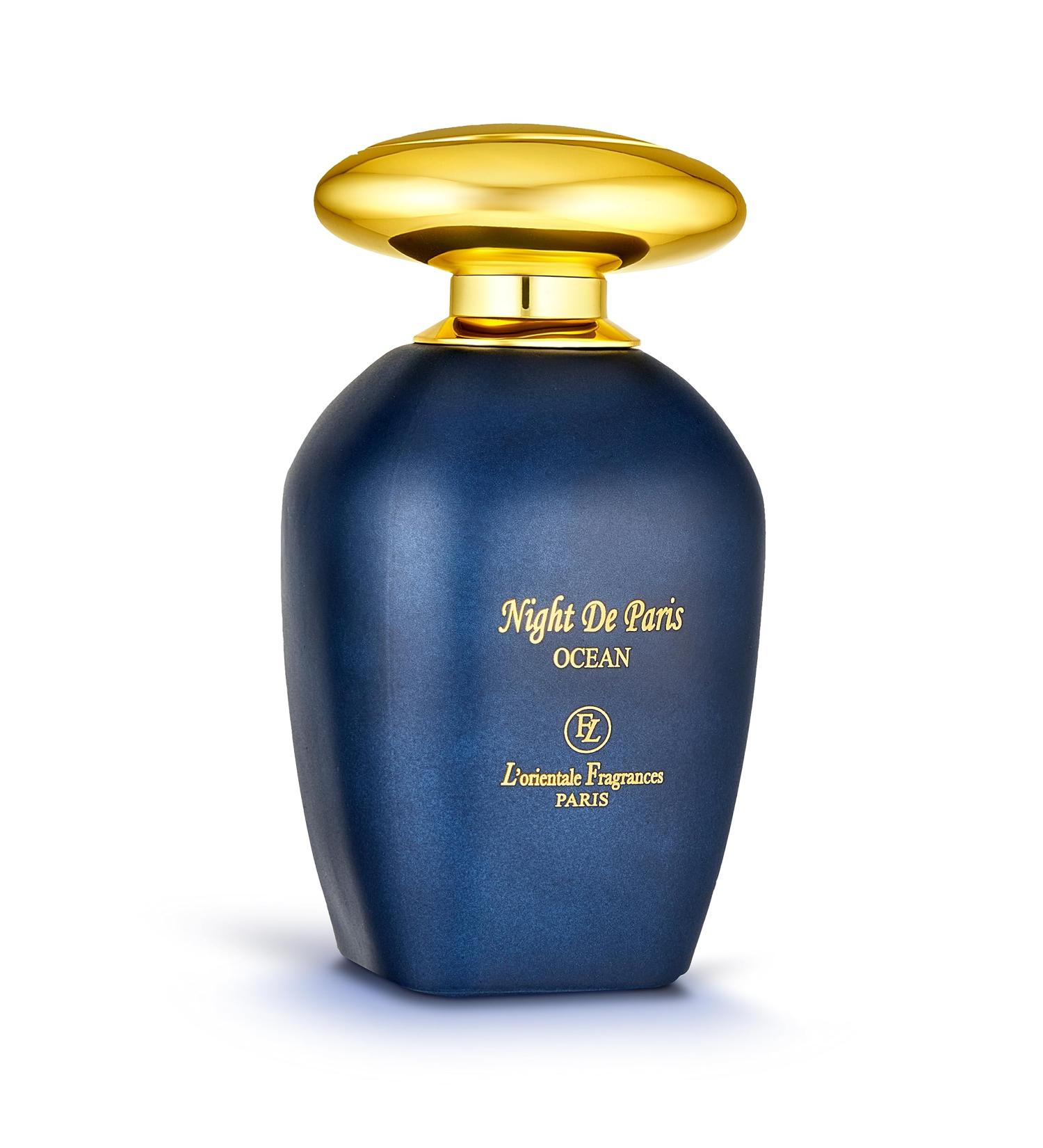 L'Orientale Fragrances Night De Paris Ocean 100ml / 3.3oz - Oil-Based Perfumes for Women & Men Unisex Aromatic Aquatic Eau de Parfum w/Bergamot - Long-Lasting Up to 24 Hours Ideal for All Seasons - Buy Online on GoSupps.com