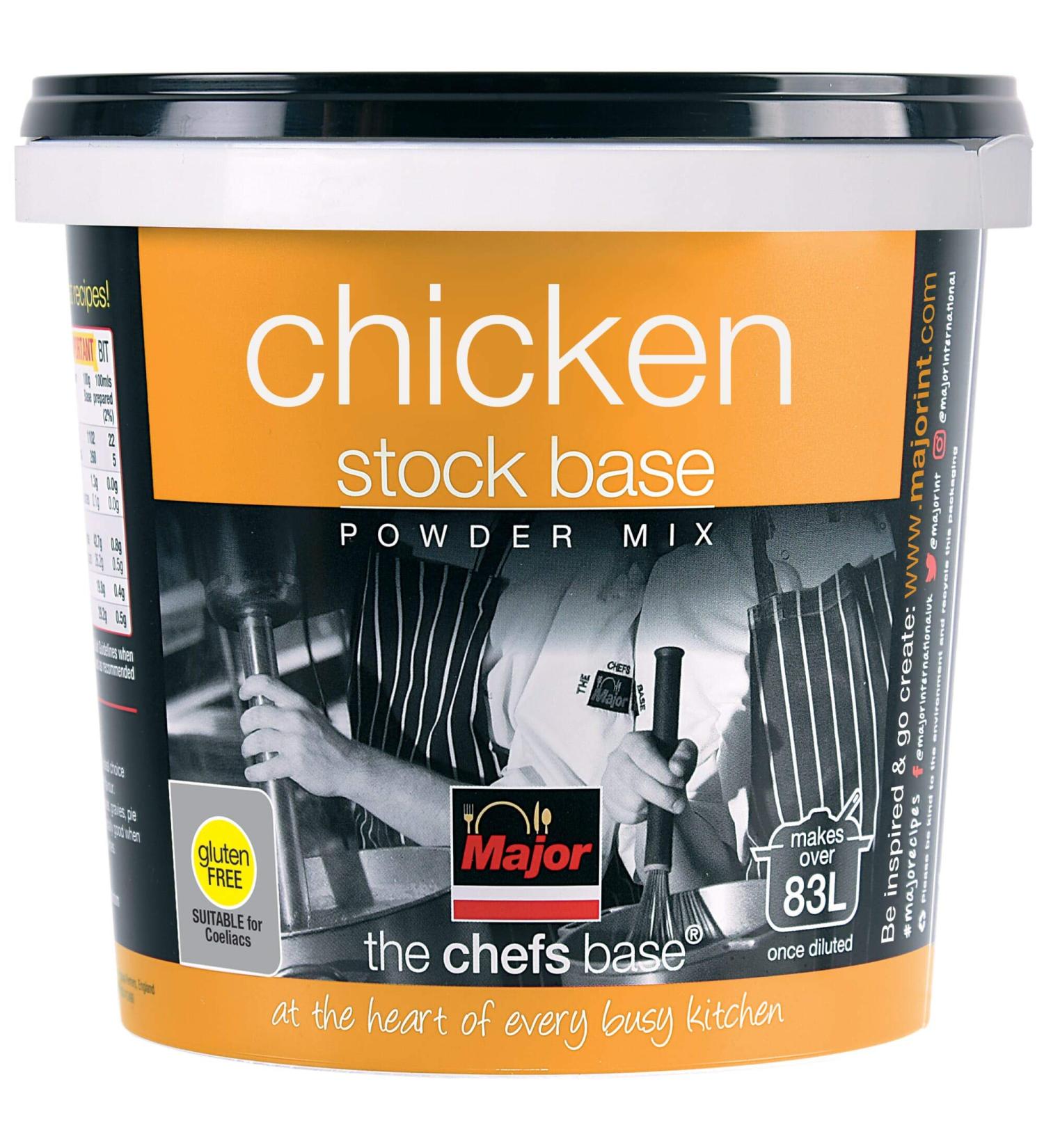 Major Gluten Free Chicken Stock Powder Mix - 1x1kg