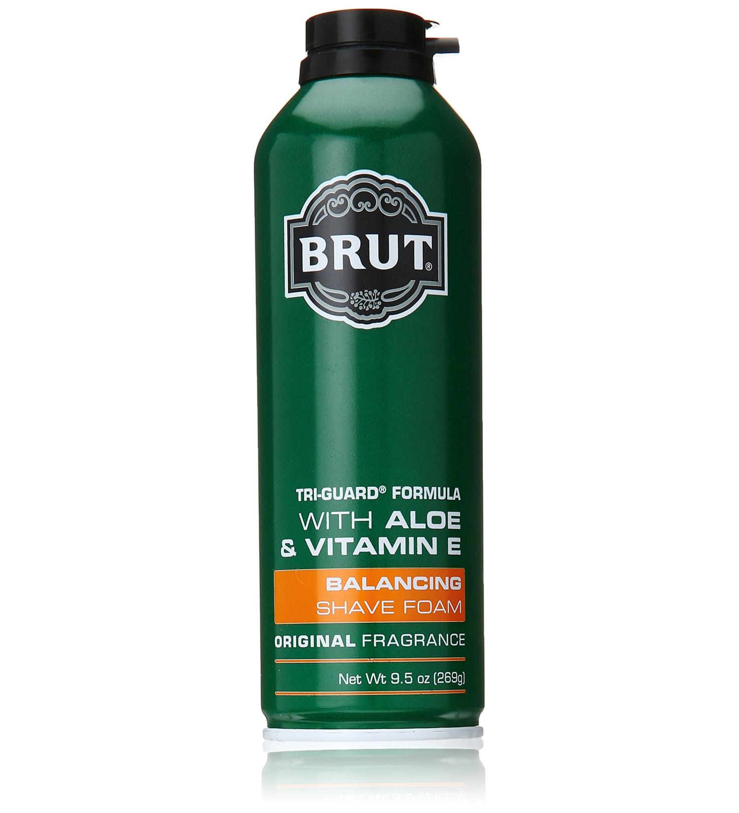Brut Tri Guard Shaving Lotion with Aloe & Vitamin E - Original Fragrance - 9.5 oz - Buy Online on GoSupps.com