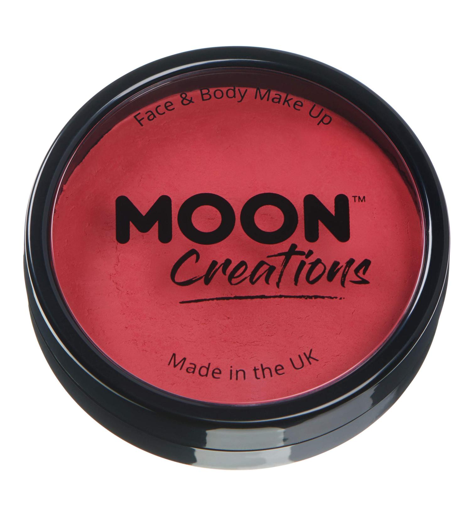 Moon Creations Pro Face & Body Makeup in Magenta - 36g | Professional Face Paint Cake Pots for Kids & Adults | Ideal for Festivals & Halloween - Buy Online on GoSupps.com