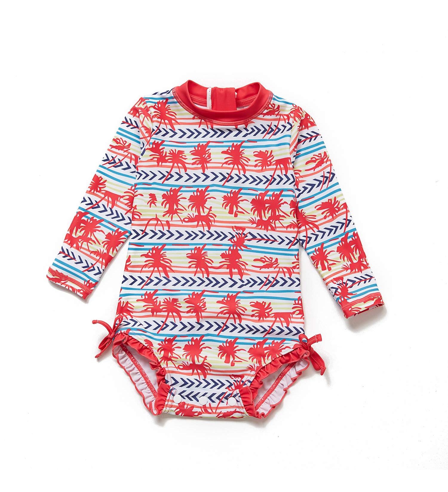 Bonverano Baby Girls Swimsuit UPF 50+ Sun Protection 6-9 Months Red Coco - Buy Online on GoSupps.com