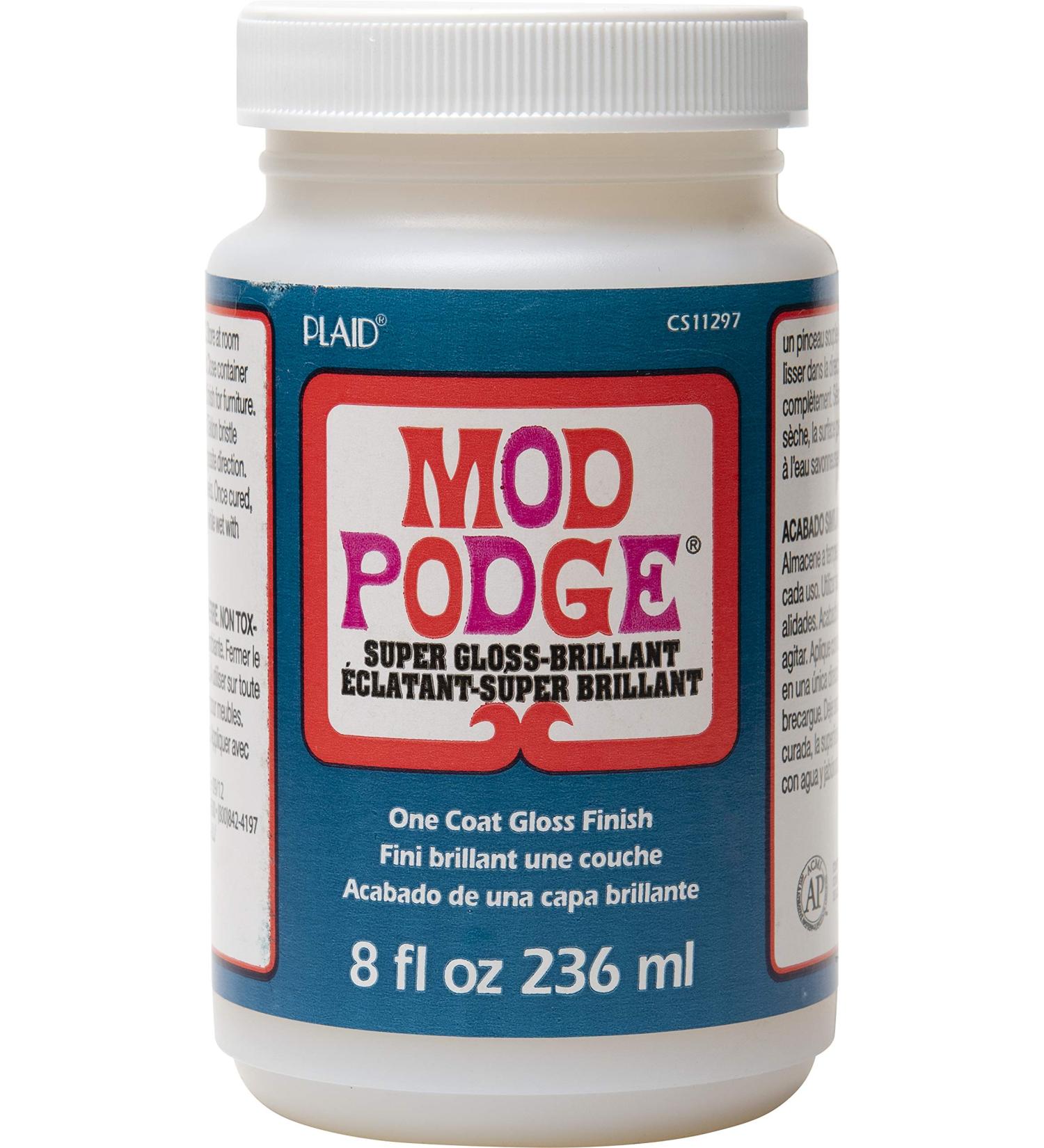Mod Podge Super Thick Gloss (8 oz) - CS11297 | High Gloss Finish for Crafts & DIY Projects - Buy Online on GoSupps.com