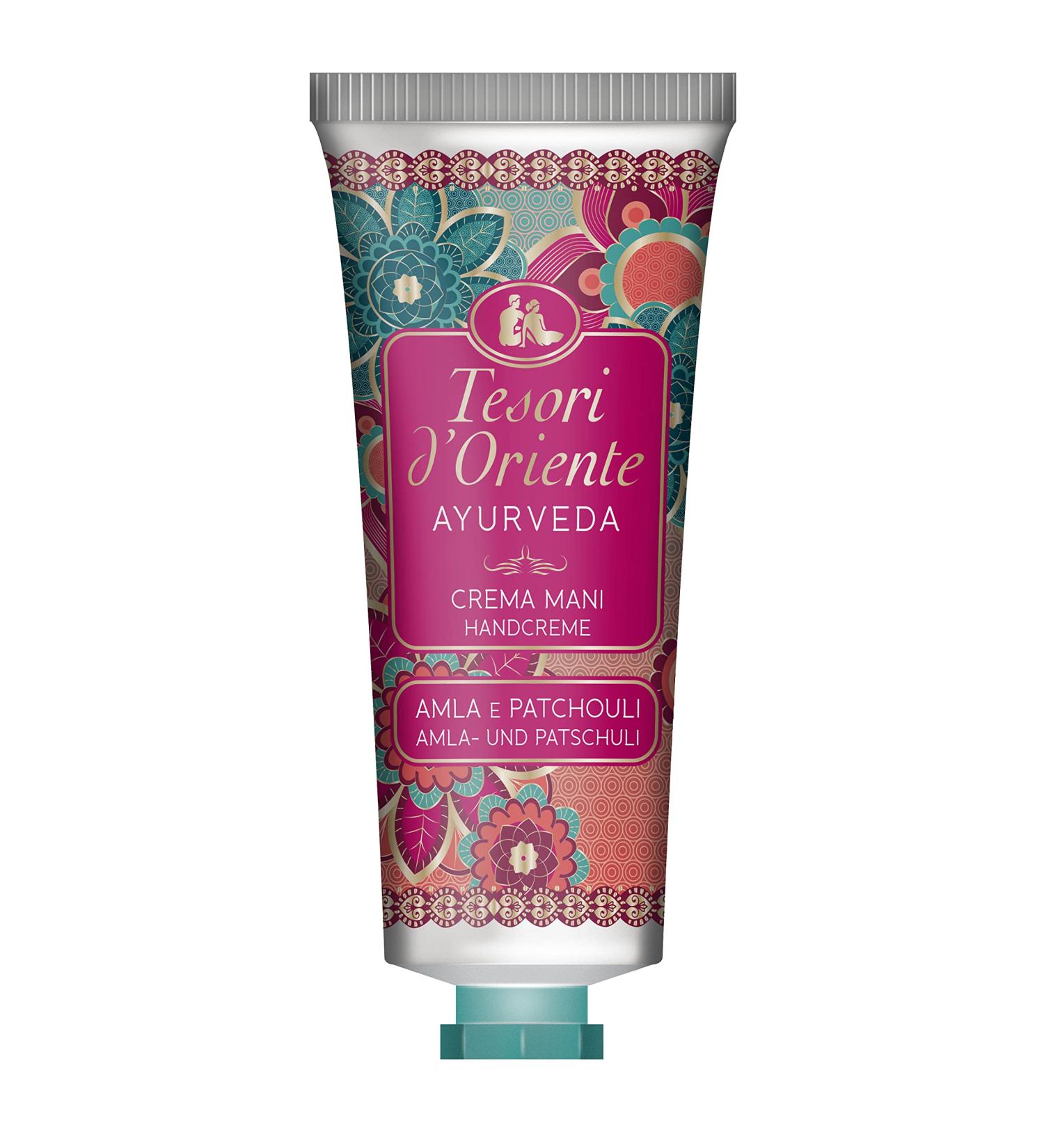Tesori d'Oriente Ayurveda Hand Cream 75ml - Nourishing Amla Sesame Oil & Aloe Vera for Body & Senses Wellness - Buy Online on GoSupps.com