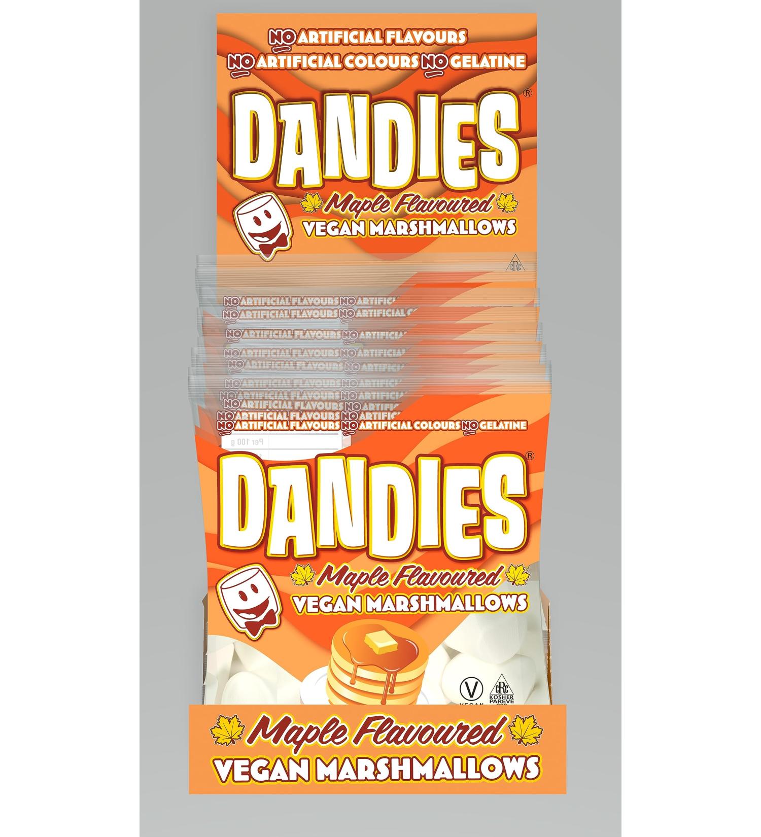 Dandies - Maple Flavoured Mini Vegan Marshmallows 20 x 105g