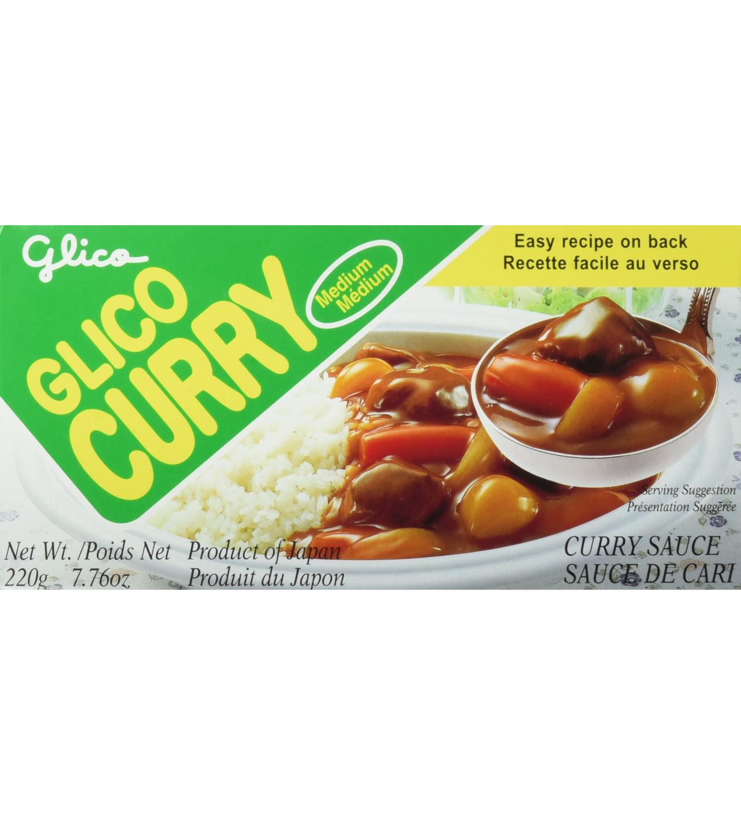 Glico Green Curry Sauce-Medium 220 Gram Green Curry 220 g (Pack of 1) - Buy Online on GoSupps.com